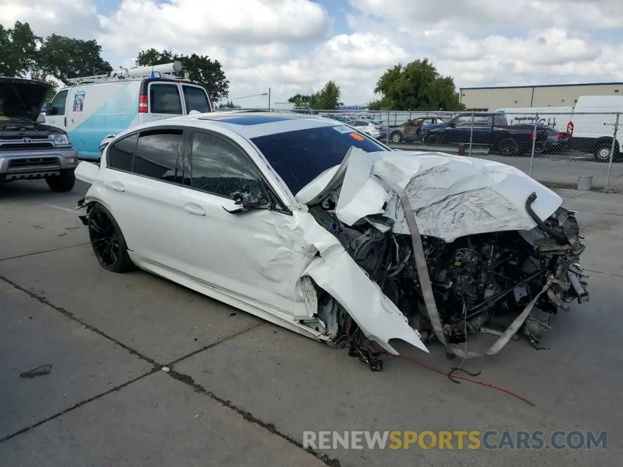 4 Photograph of a damaged car WBSJF0C50KB448040 BMW M5 2019