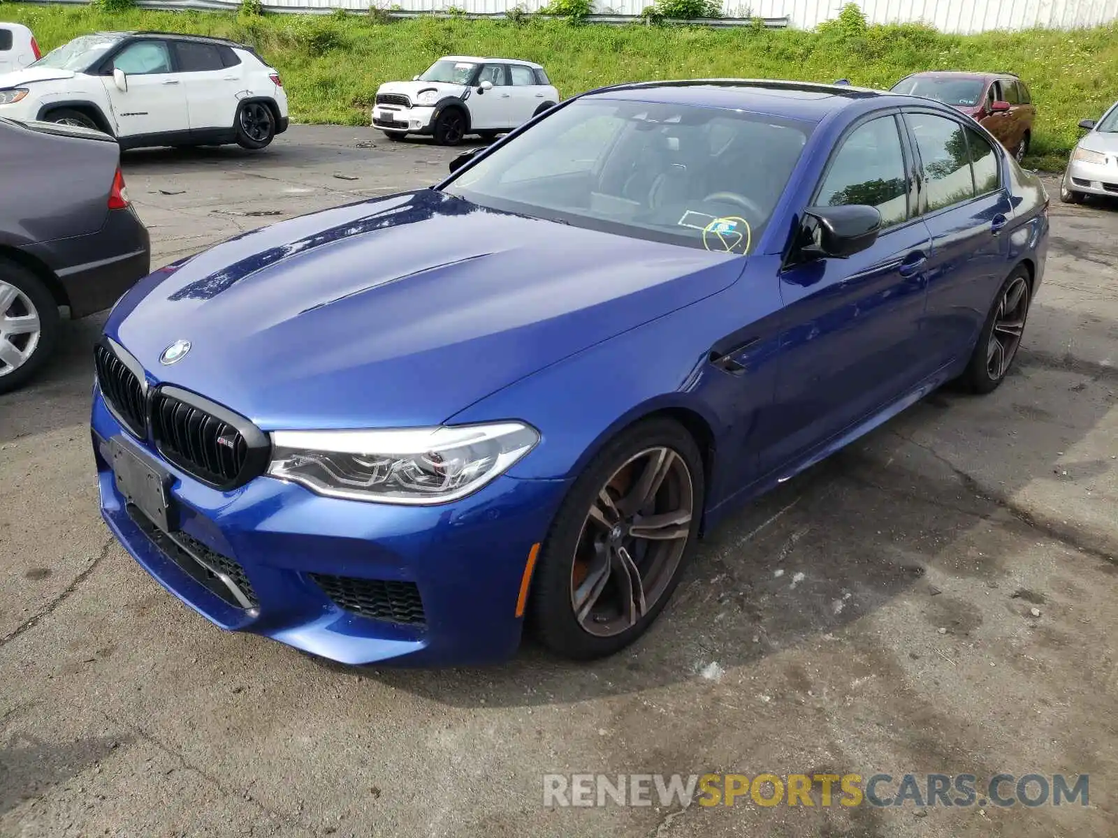 2 Photograph of a damaged car WBSJF0C52KB447410 BMW M5 2019