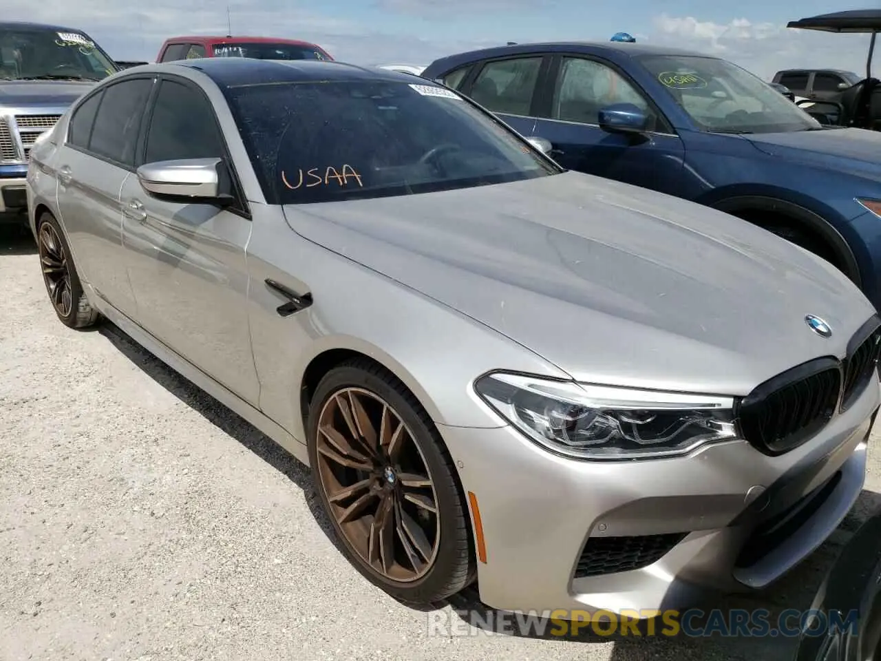 1 Photograph of a damaged car WBSJF0C52KB447519 BMW M5 2019