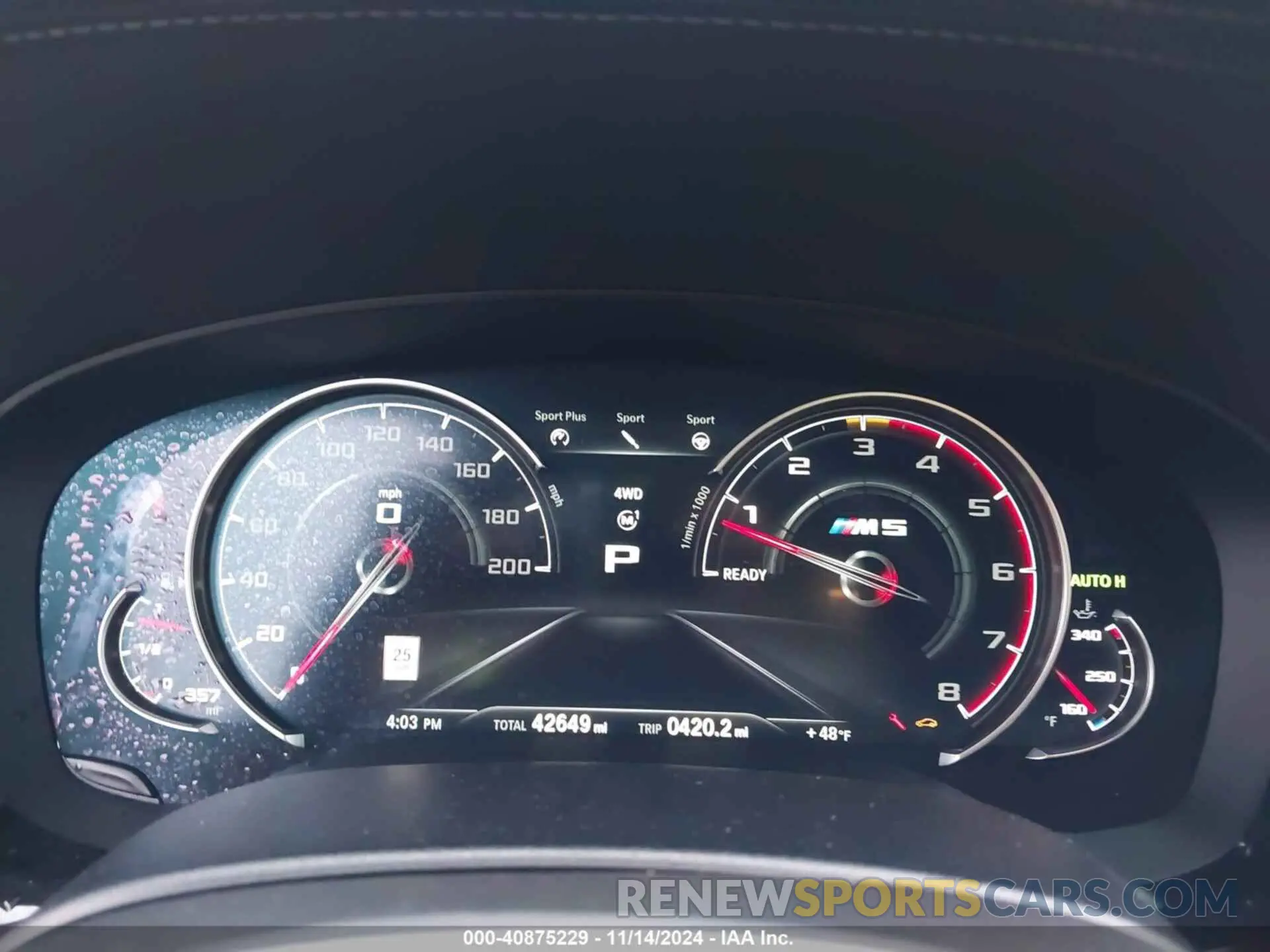 7 Photograph of a damaged car WBSJF0C53KB447416 BMW M5 2019