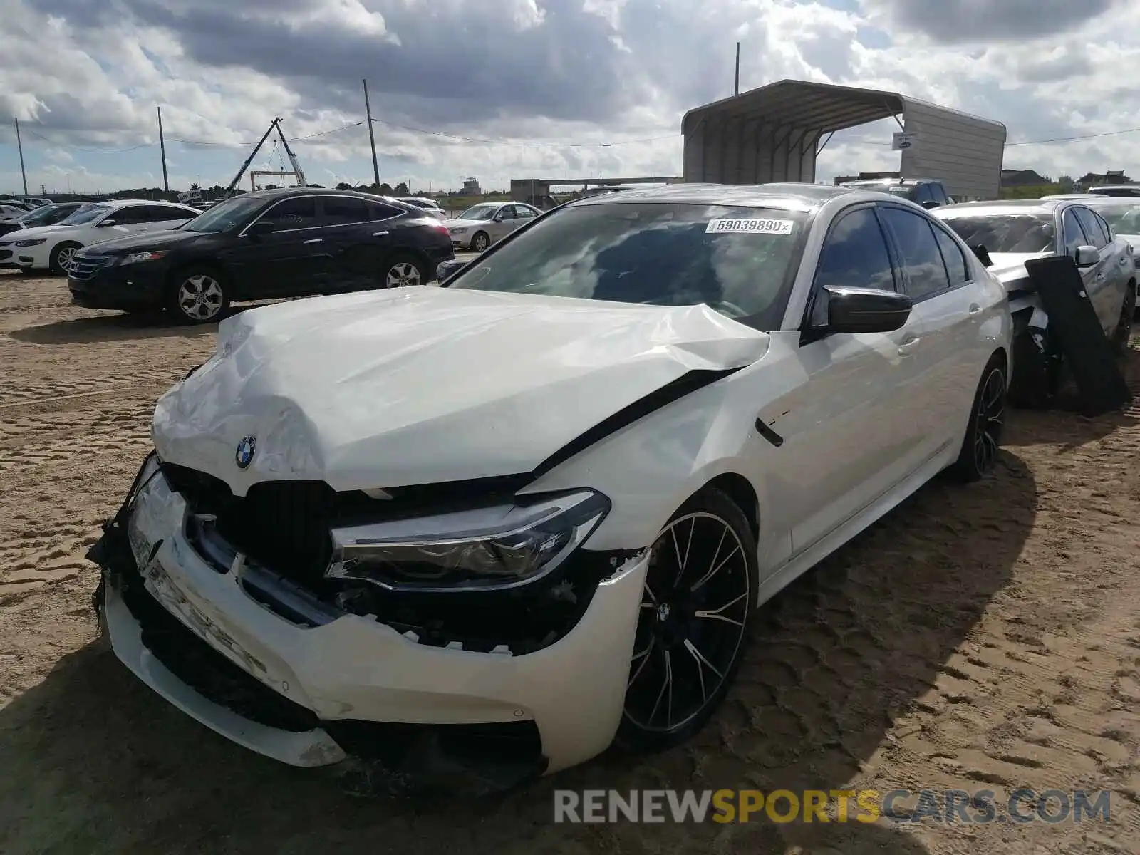 2 Photograph of a damaged car WBSJF0C54KB284601 BMW M5 2019