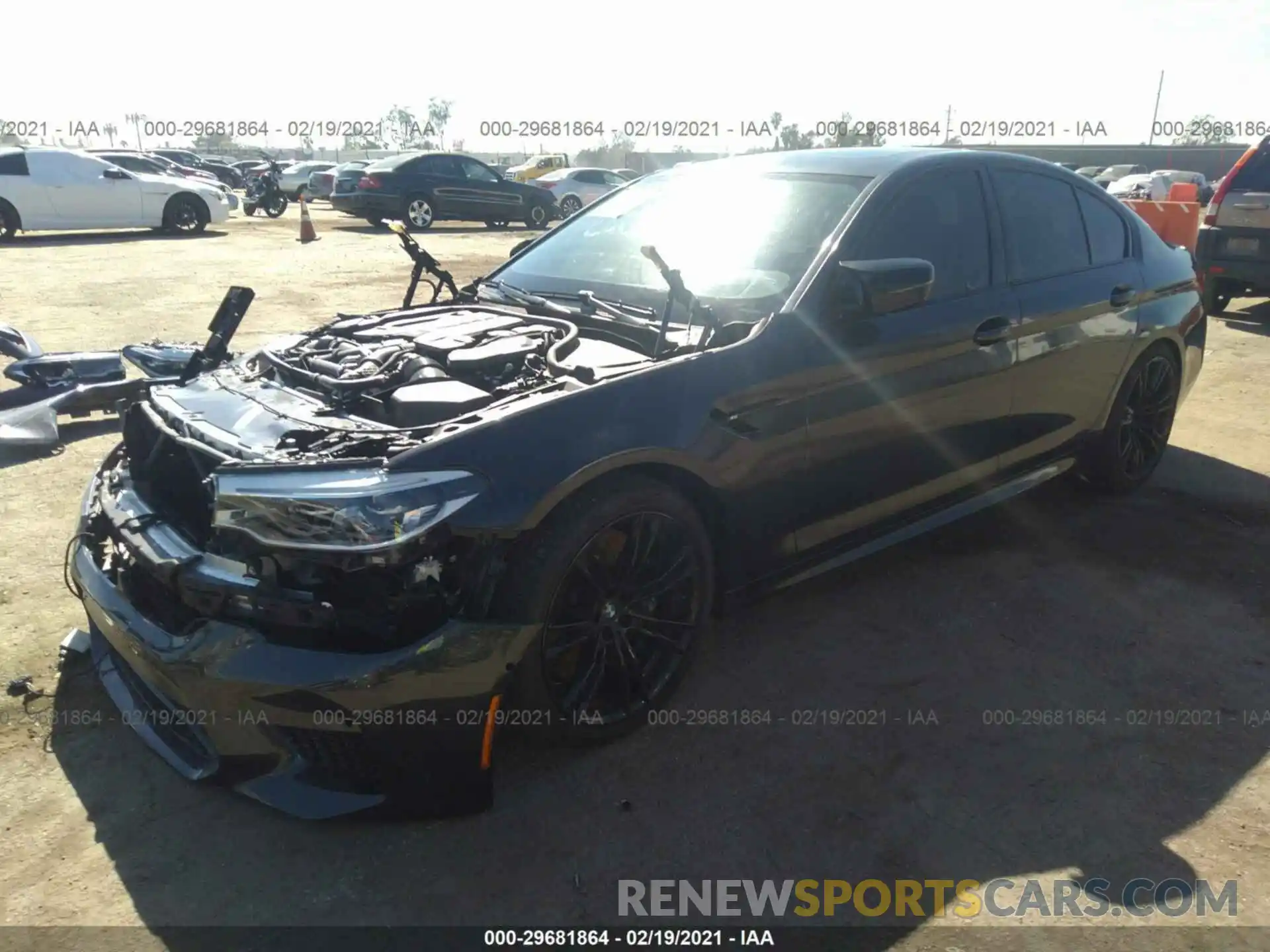 2 Photograph of a damaged car WBSJF0C54KB448011 BMW M5 2019