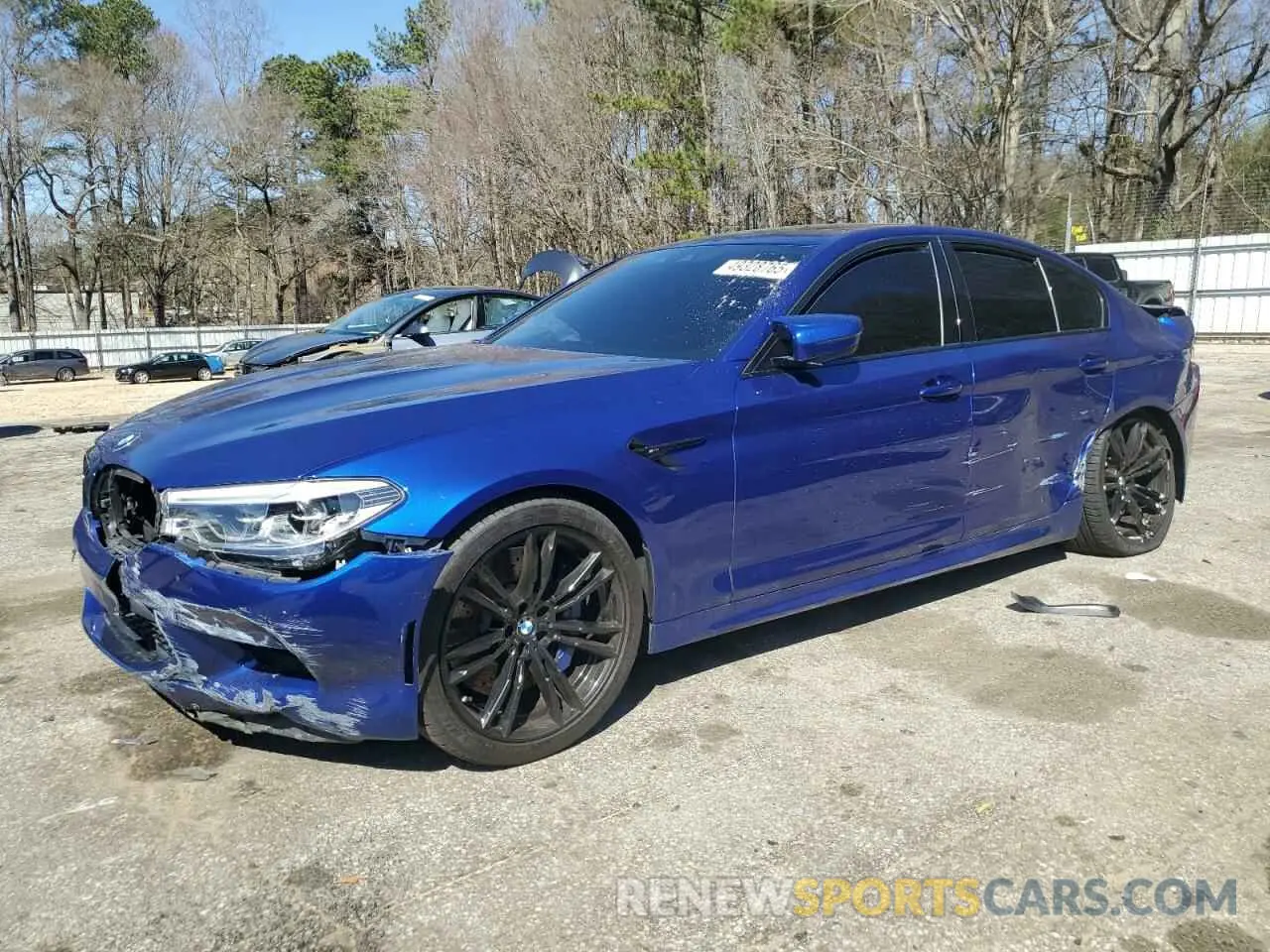 1 Photograph of a damaged car WBSJF0C55KB284512 BMW M5 2019