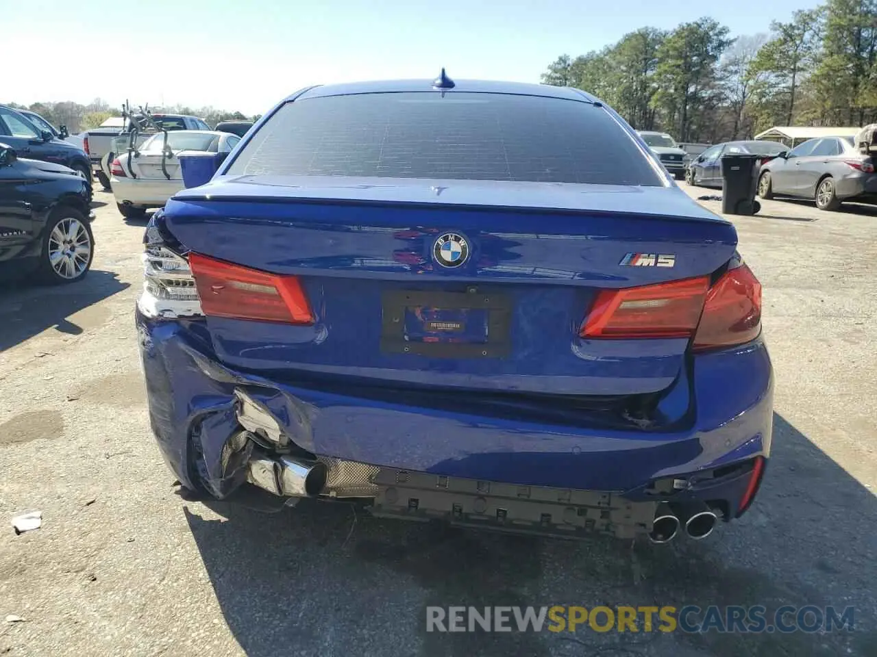 6 Photograph of a damaged car WBSJF0C55KB284512 BMW M5 2019