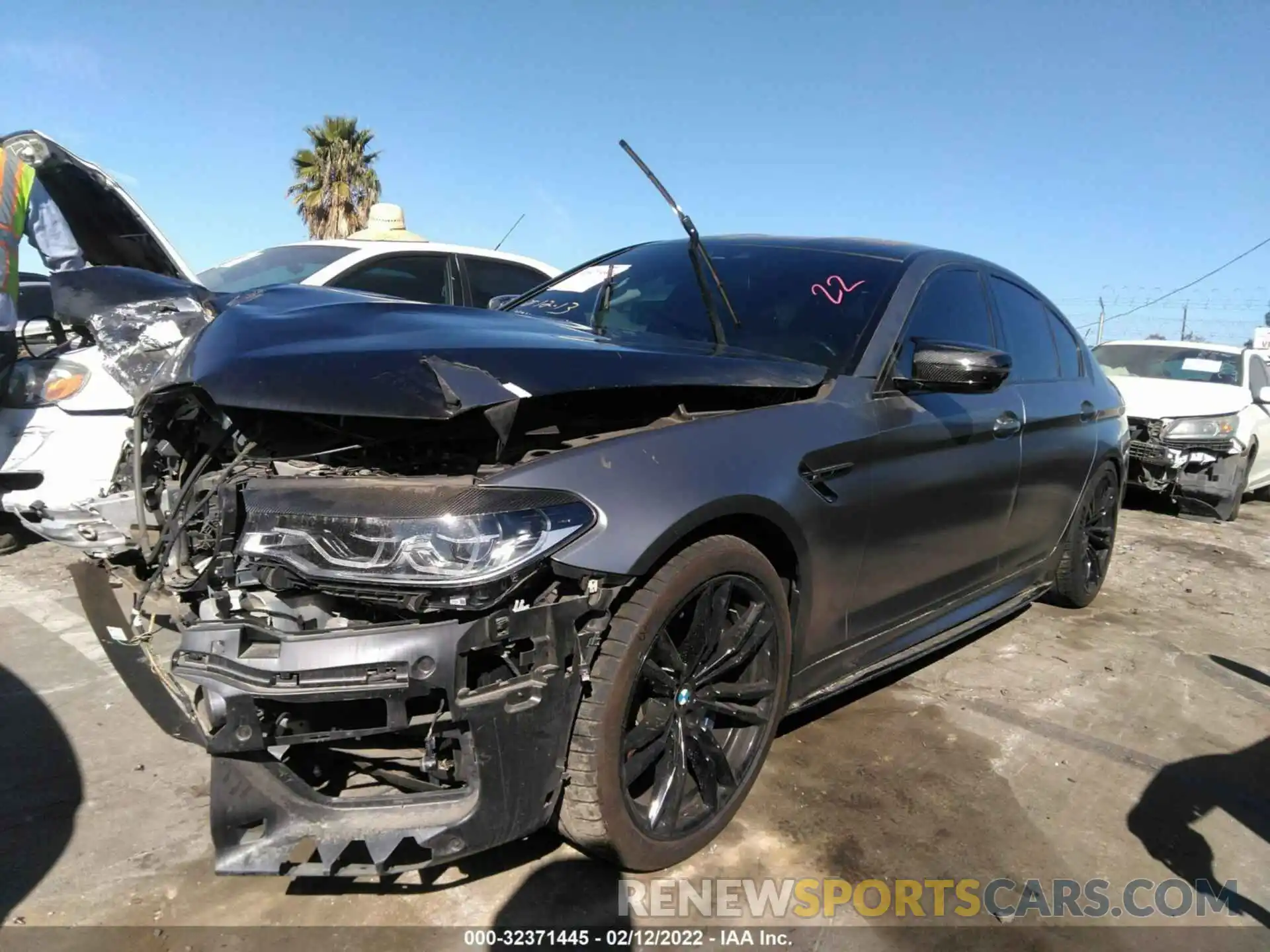 2 Photograph of a damaged car WBSJF0C55KB285093 BMW M5 2019