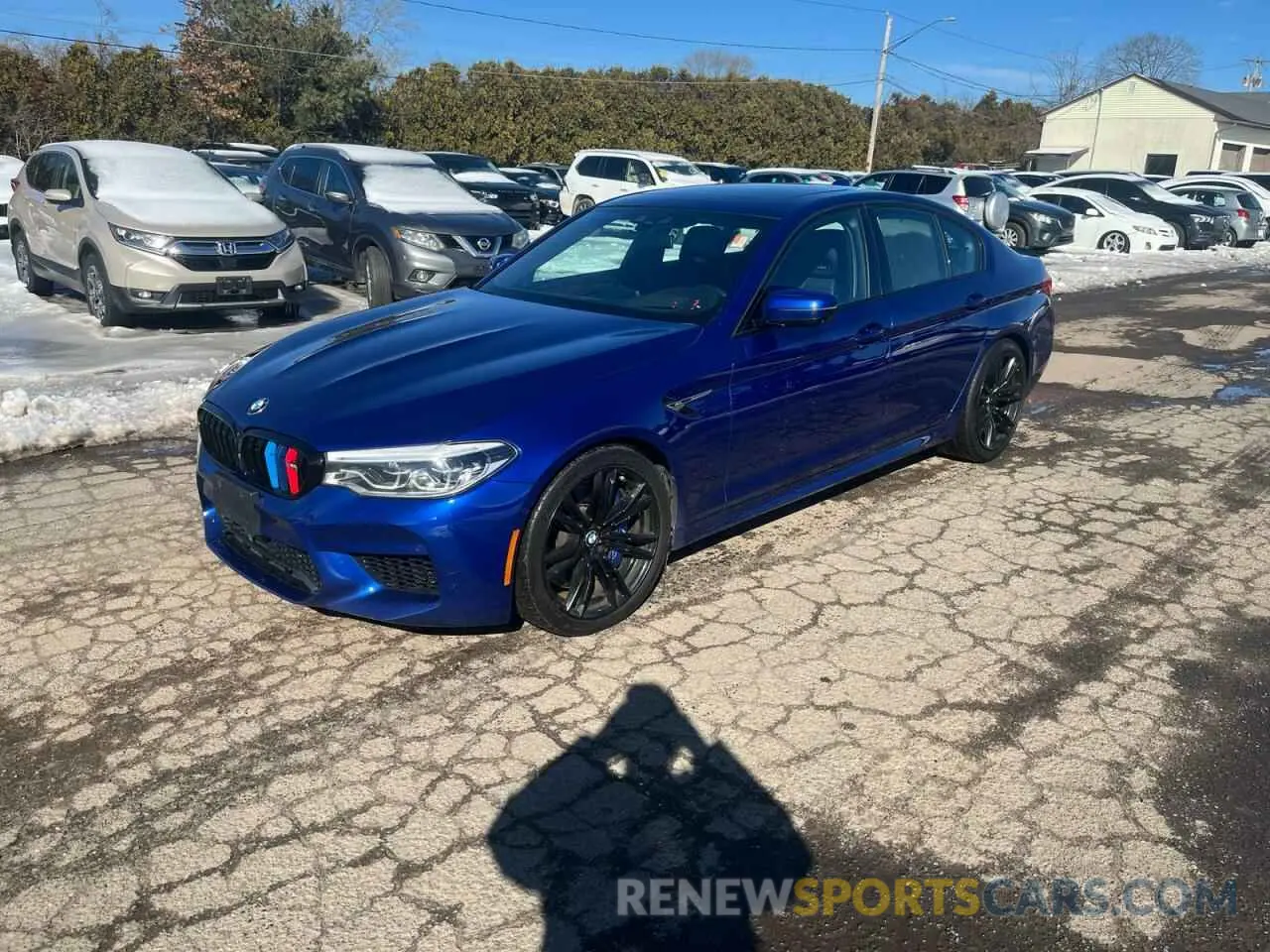 1 Photograph of a damaged car WBSJF0C55KB447658 BMW M5 2019