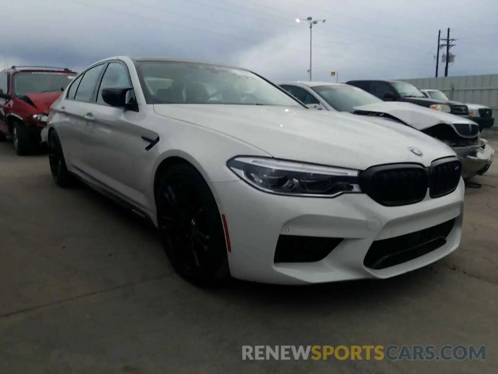 1 Photograph of a damaged car WBSJF0C55KB447725 BMW M5 2019