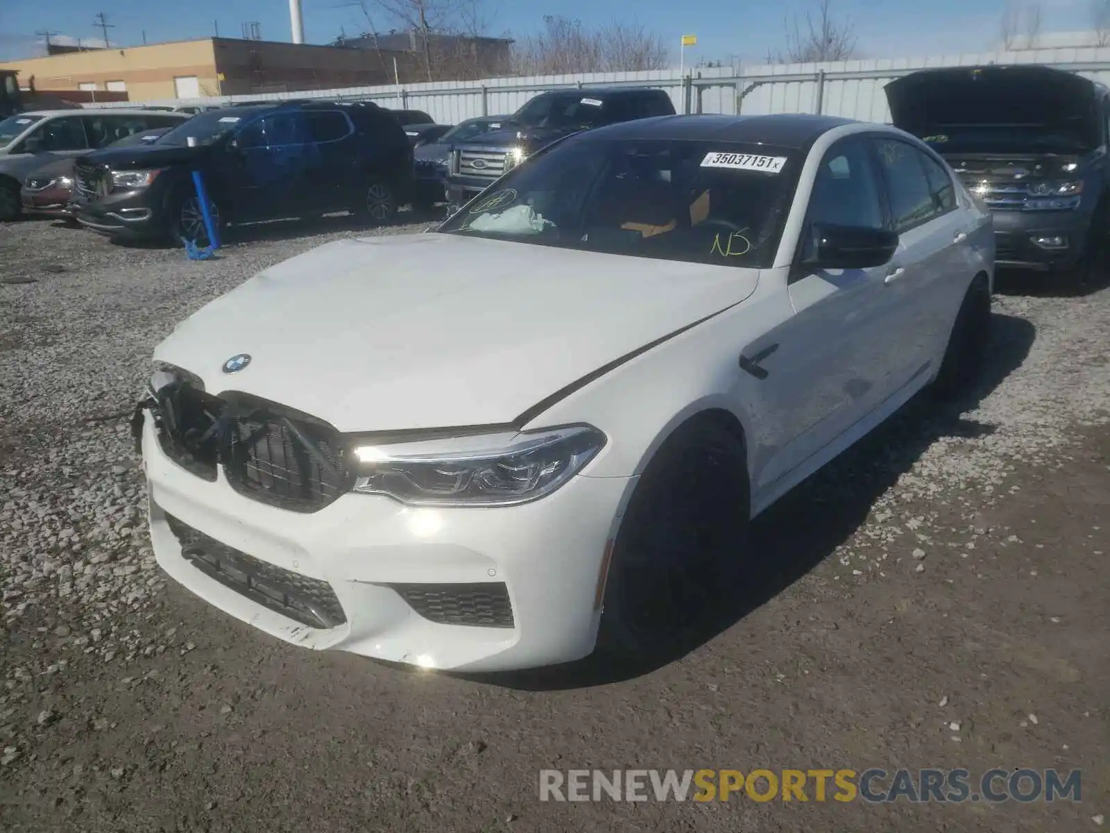 2 Photograph of a damaged car WBSJF0C56KB448382 BMW M5 2019