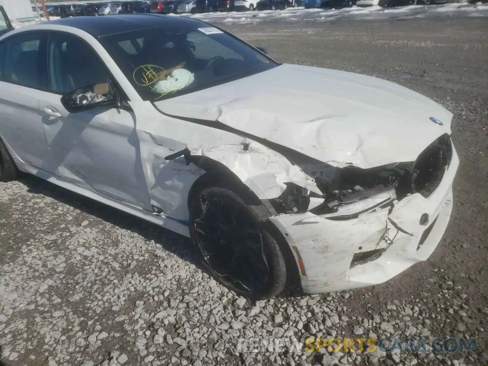 9 Photograph of a damaged car WBSJF0C56KB448382 BMW M5 2019