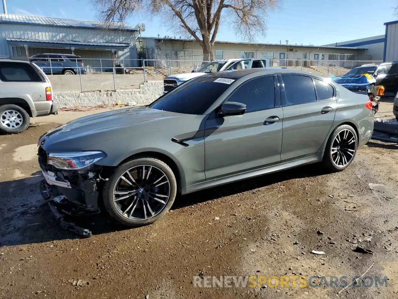 1 Photograph of a damaged car WBSJF0C59KB285517 BMW M5 2019