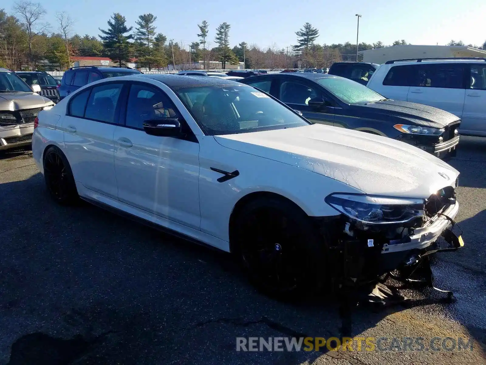 1 Photograph of a damaged car WBSJF0C59KB285680 BMW M5 2019