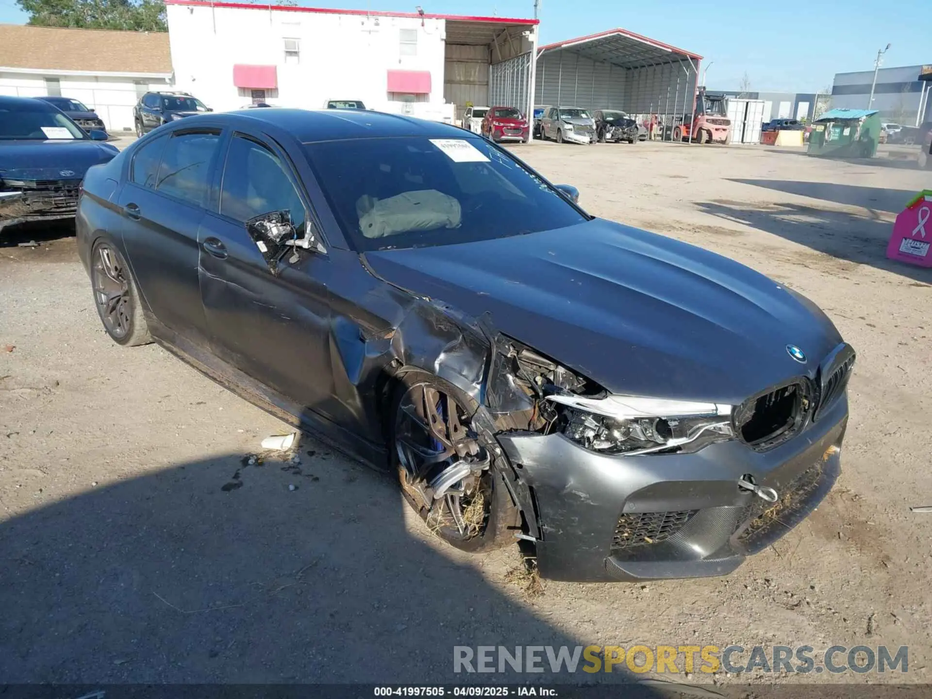 1 Photograph of a damaged car WBSJF0C59KB447419 BMW M5 2019