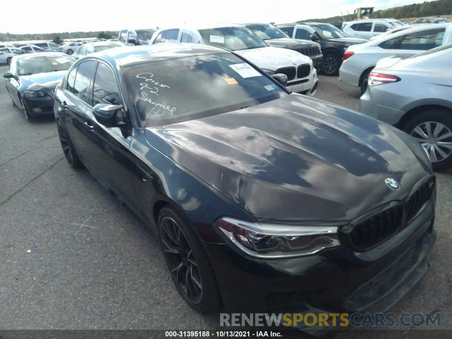 1 Photograph of a damaged car WBSJF0C5XKB448725 BMW M5 2019