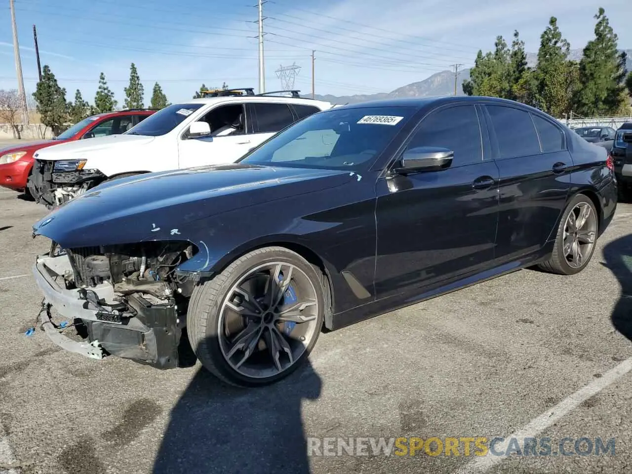 1 Photograph of a damaged car WBAJS7C06LBN96210 BMW M5 2020