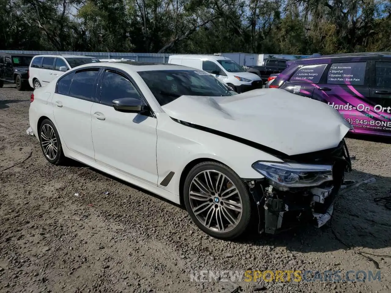 4 Photograph of a damaged car WBAJS7C06LCD07565 BMW M5 2020