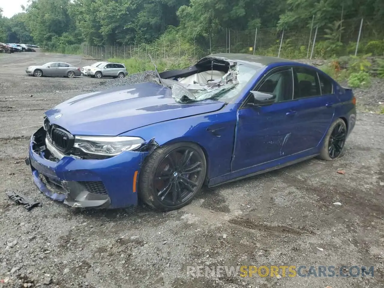 1 Photograph of a damaged car WBSJF0C00LCD42660 BMW M5 2020