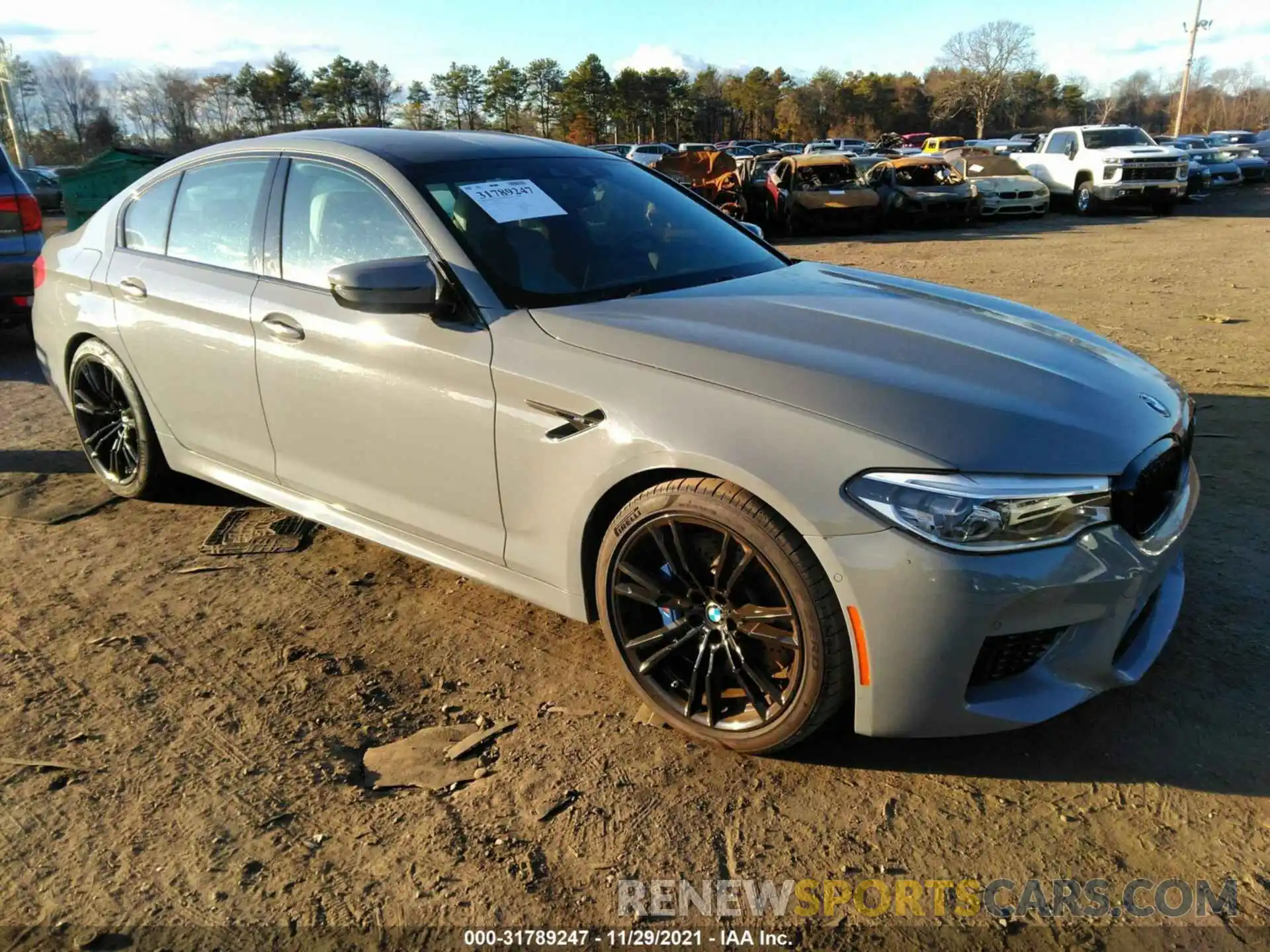 1 Photograph of a damaged car WBSJF0C06LCE82776 BMW M5 2020