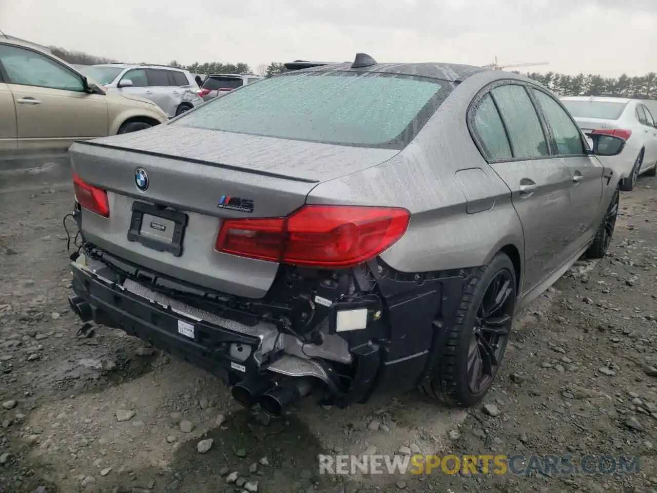 4 Photograph of a damaged car WBSJF0C07LCE15913 BMW M5 2020