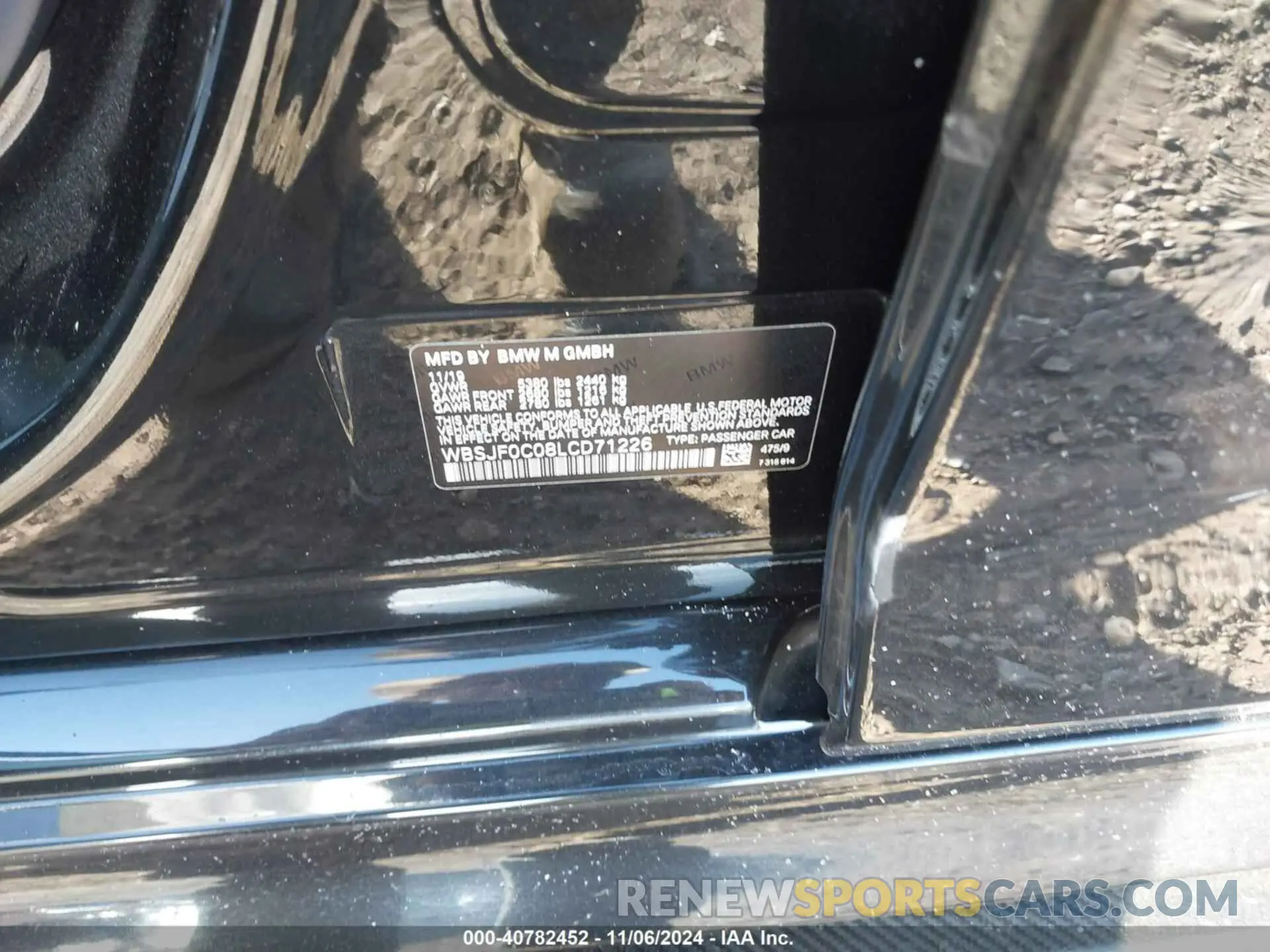 9 Photograph of a damaged car WBSJF0C08LCD71226 BMW M5 2020