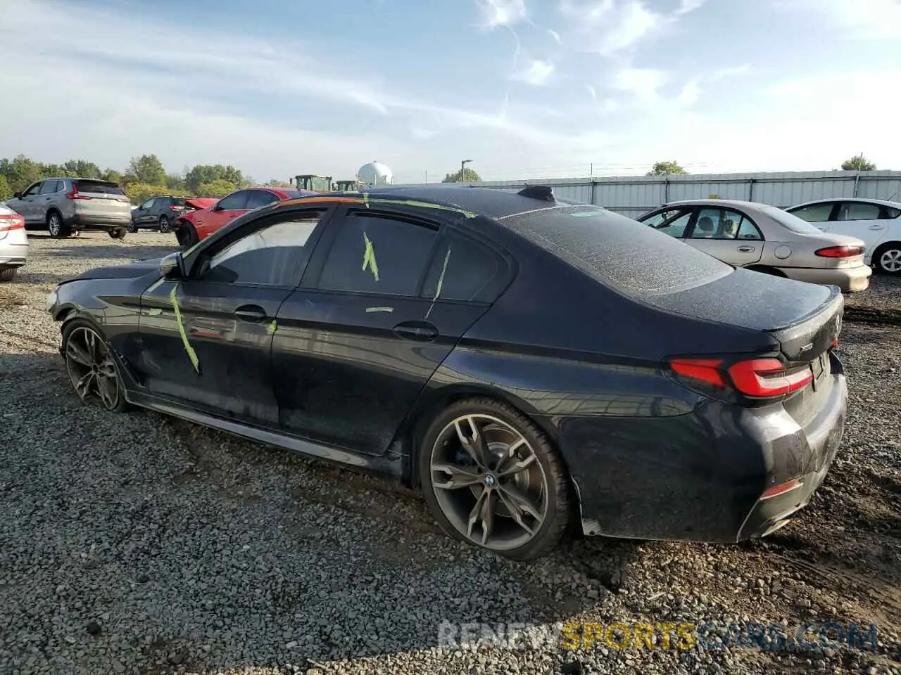 2 Photograph of a damaged car WBA13BK06MCF15237 BMW M5 2021