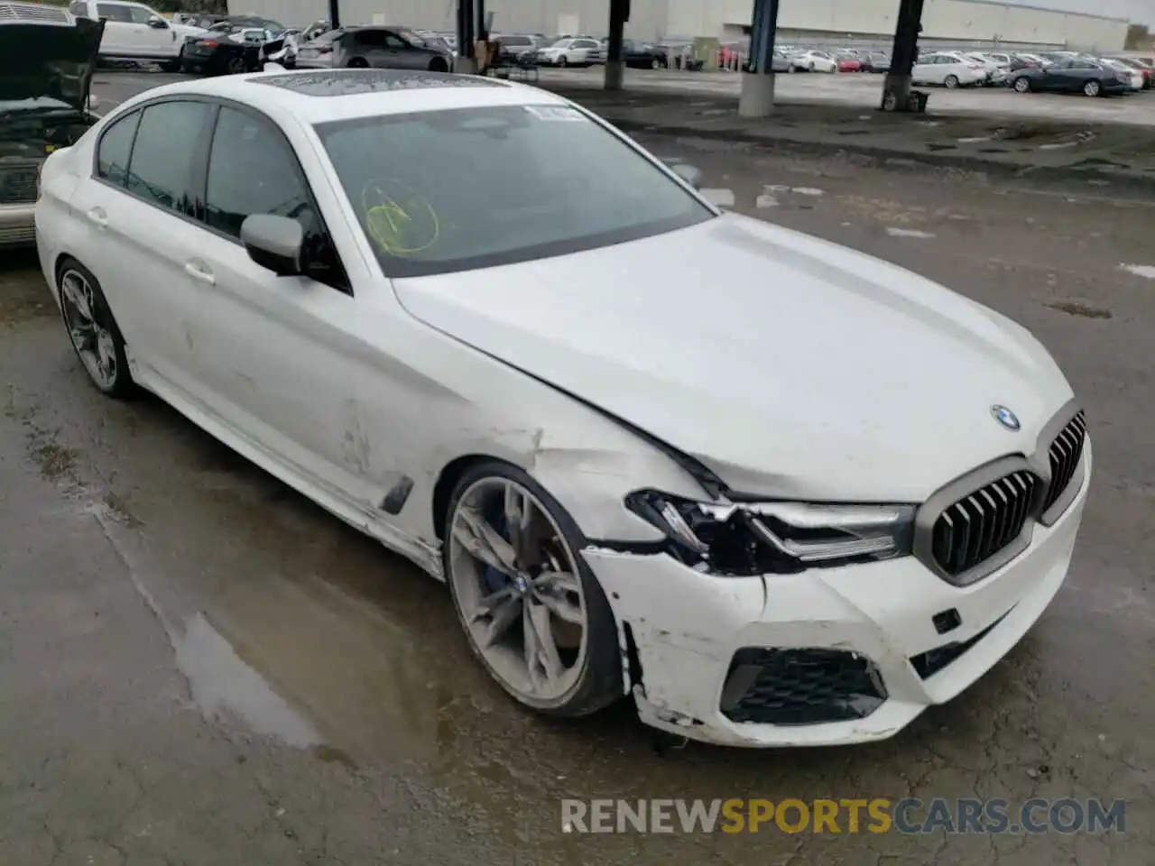 1 Photograph of a damaged car WBA13BK07MCF85023 BMW M5 2021