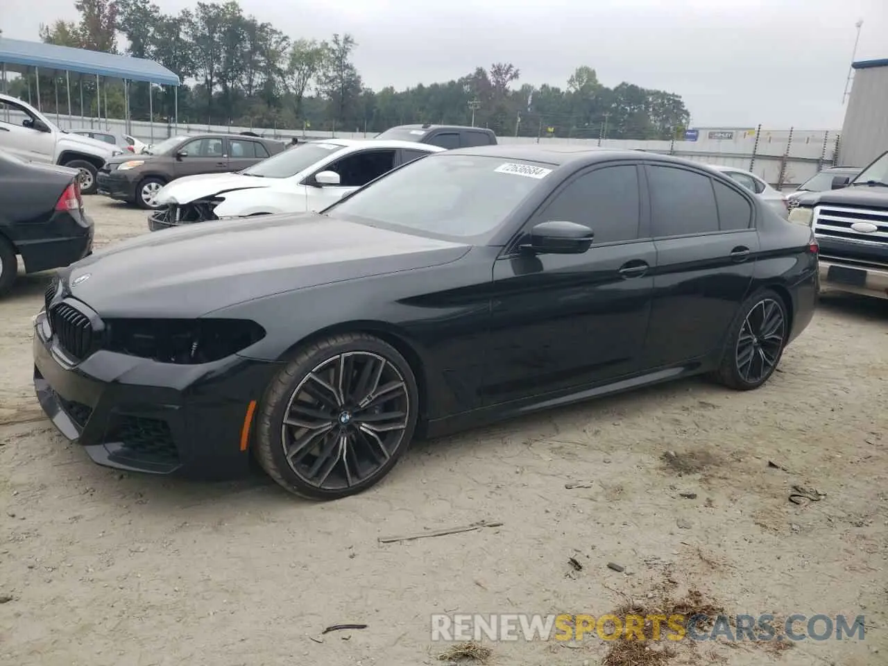 1 Photograph of a damaged car WBA13BK0XMCF46927 BMW M5 2021