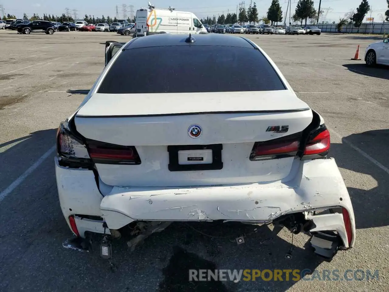 6 Photograph of a damaged car WBS83CH00MCF66384 BMW M5 2021