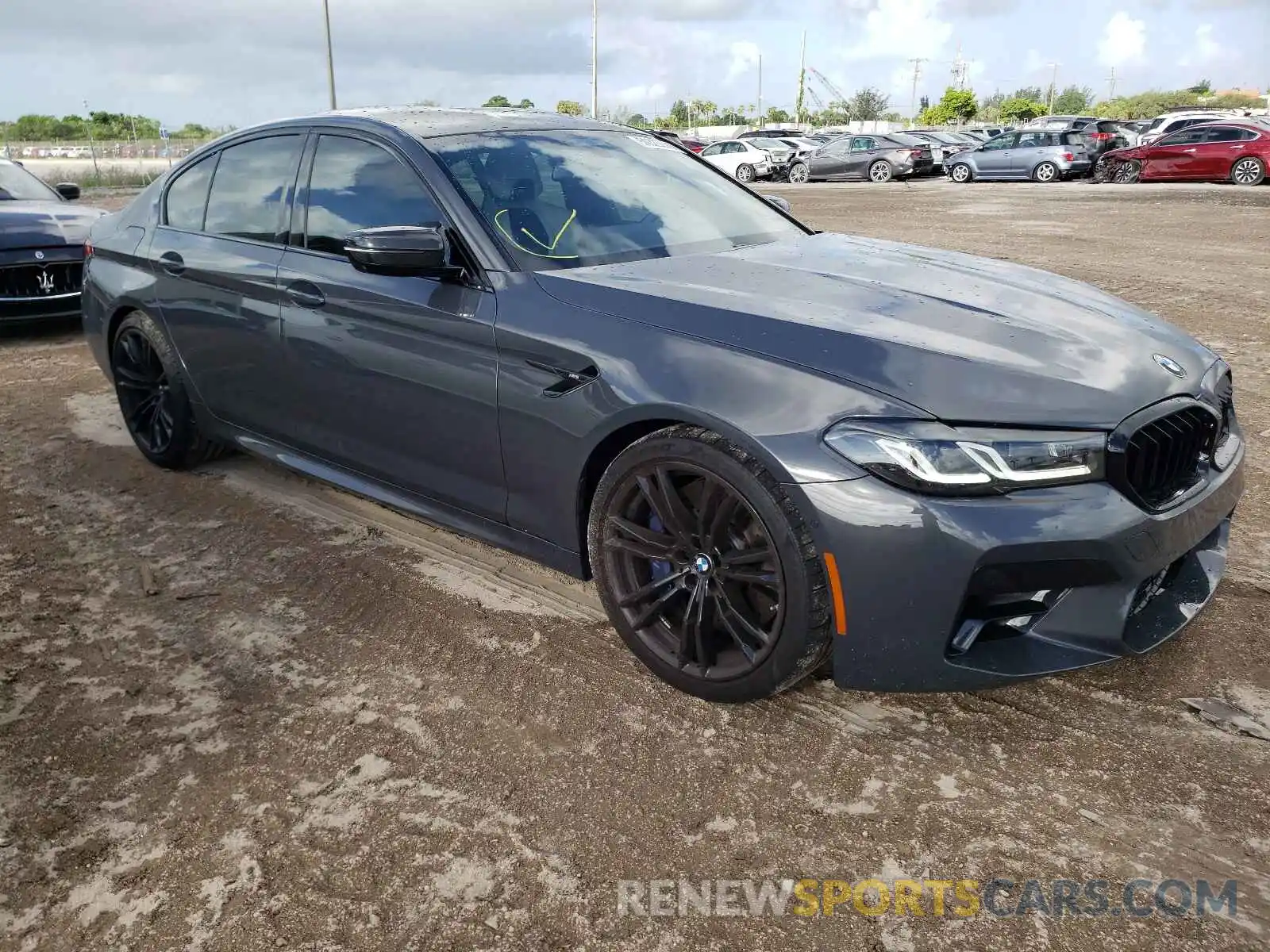 1 Photograph of a damaged car WBS83CH04MCF76691 BMW M5 2021