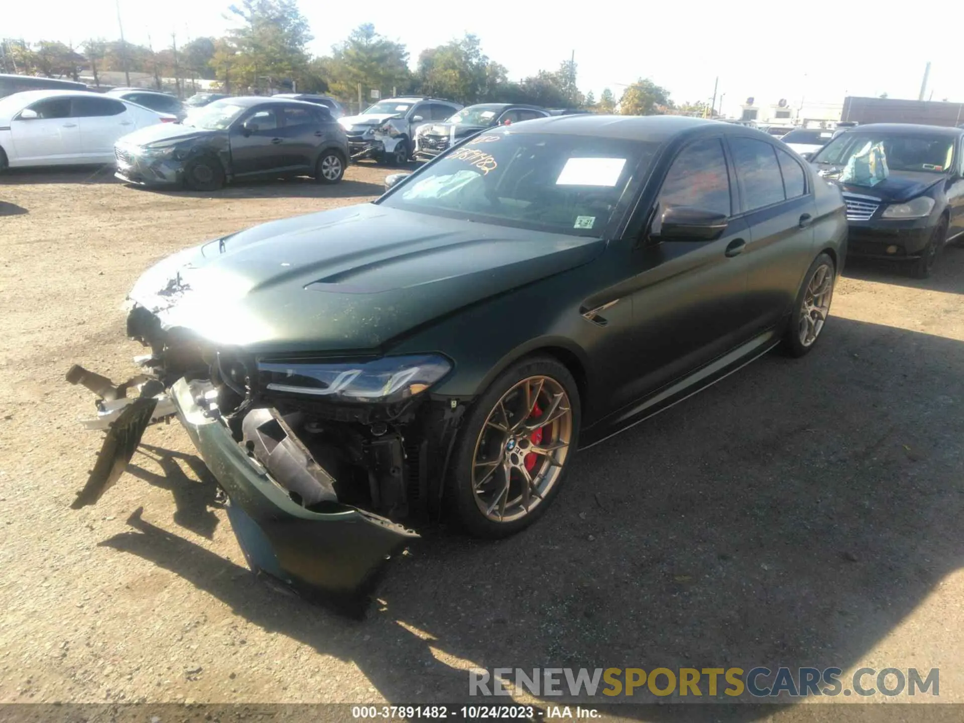 2 Photograph of a damaged car WBS73CH00NCJ75875 BMW M5 2022