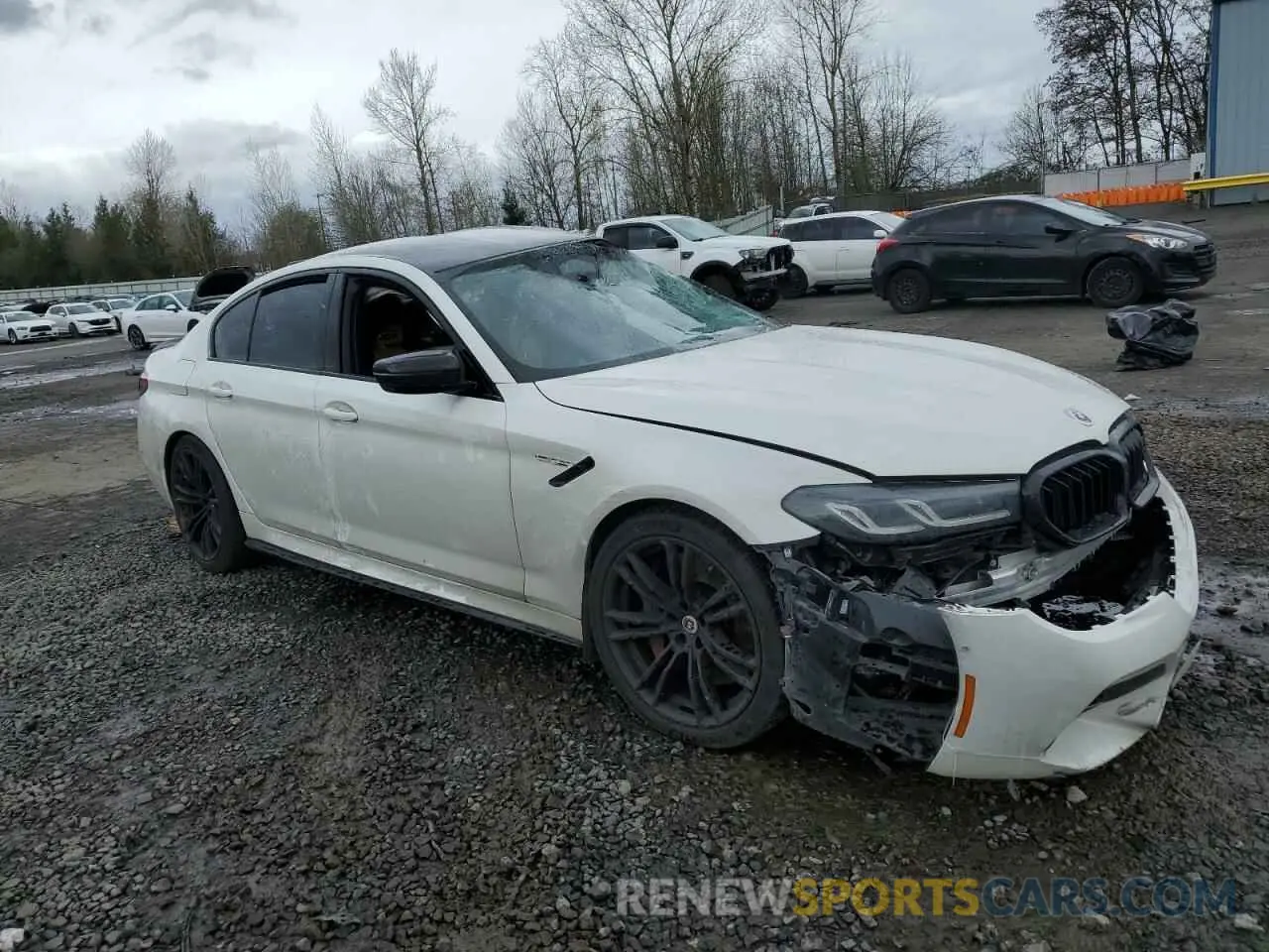 4 Photograph of a damaged car WBS83CH08NCK37012 BMW M5 2022
