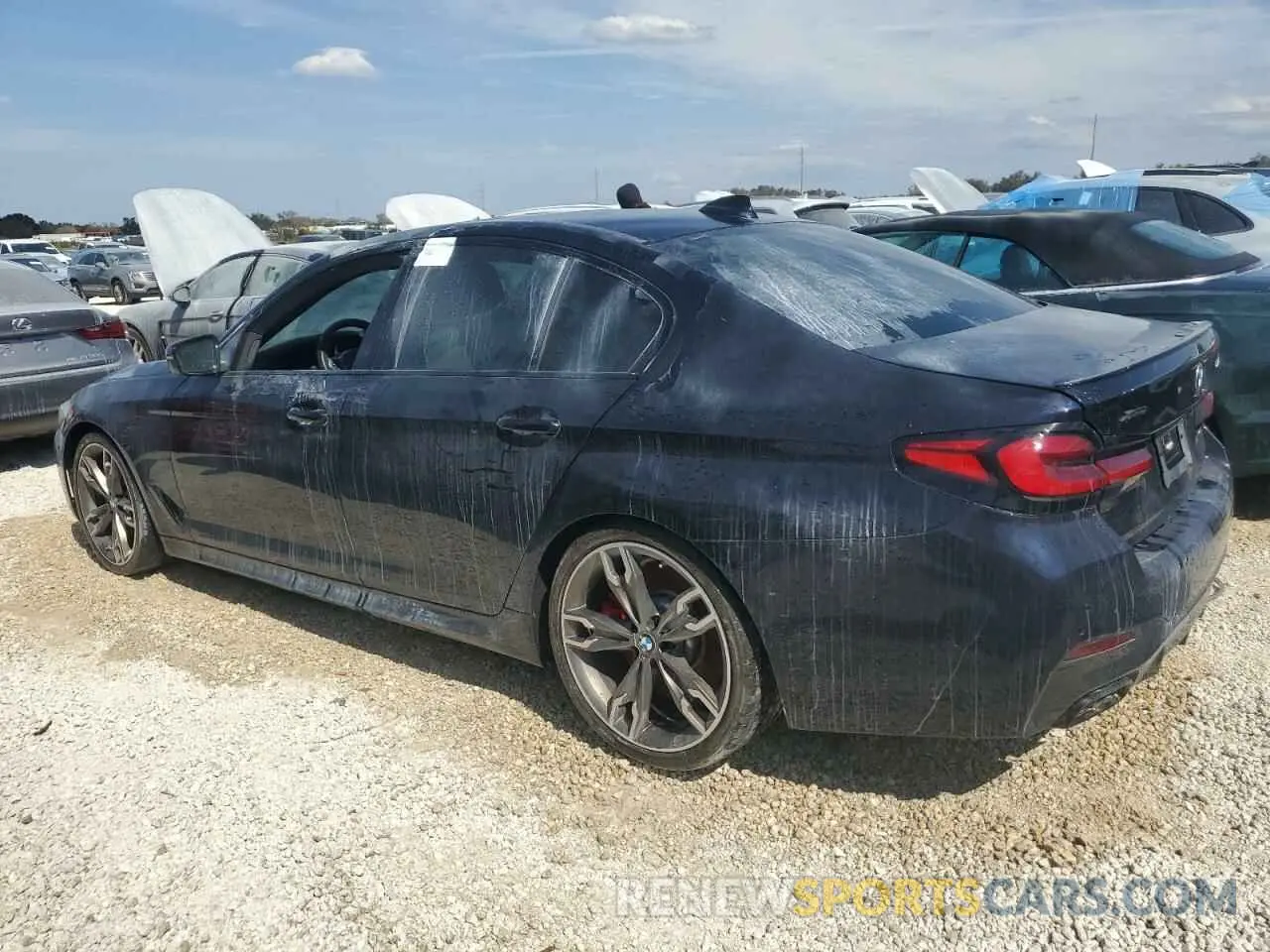 2 Photograph of a damaged car WBA13BK07PCL43527 BMW M5 2023