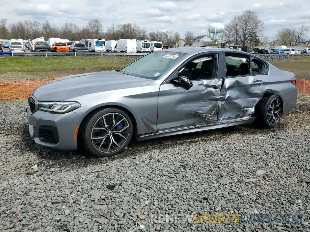 1 Photograph of a damaged car WBA13BK0XPCL37043 BMW M5 2023