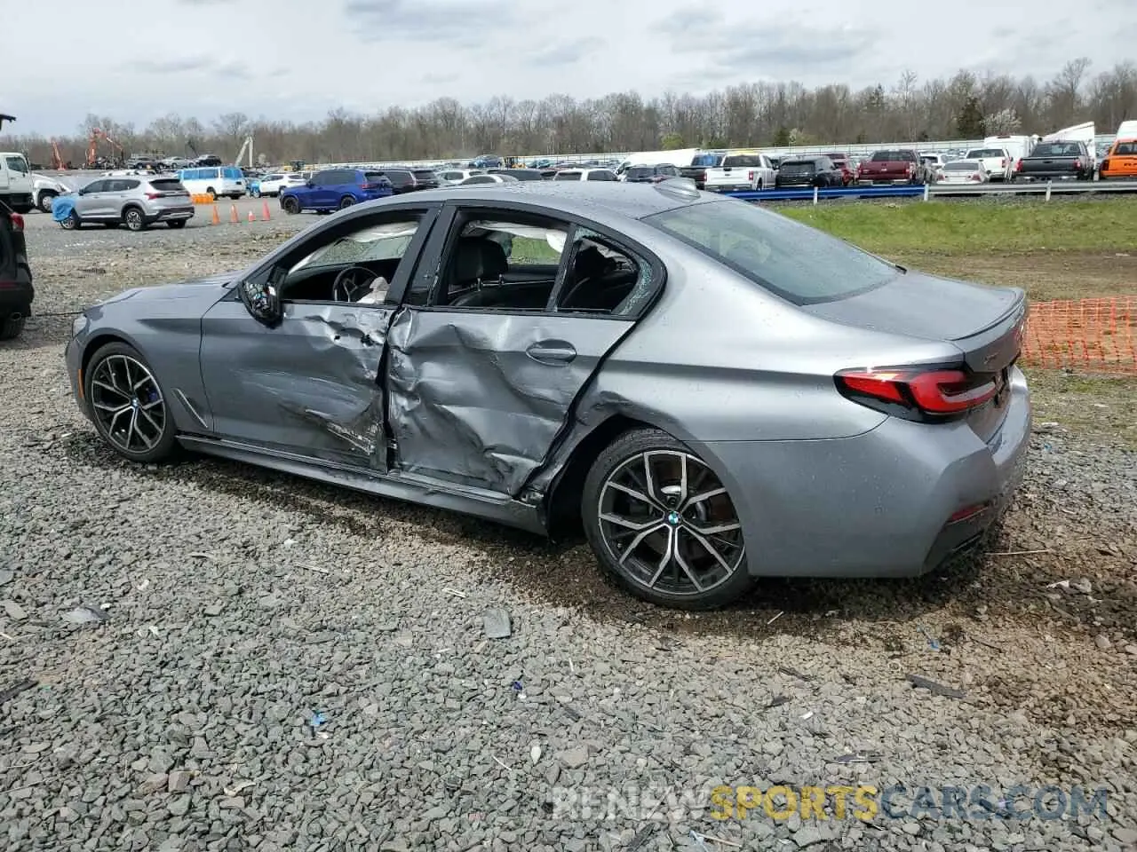 2 Photograph of a damaged car WBA13BK0XPCL37043 BMW M5 2023