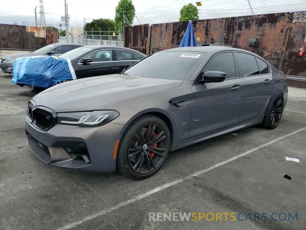1 Photograph of a damaged car WBS83CH01PCL30098 BMW M5 2023