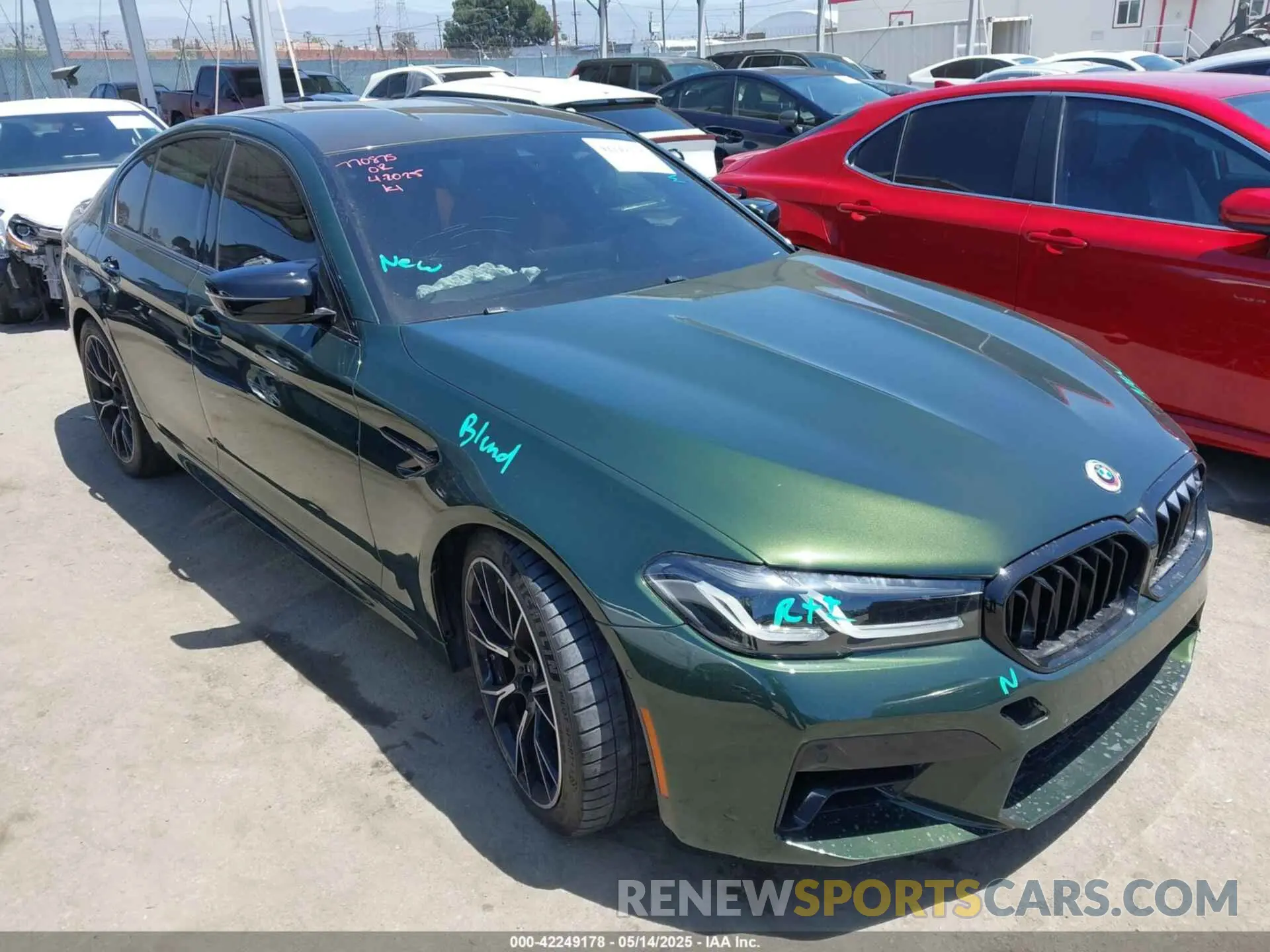 1 Photograph of a damaged car WBS83CH01PCM51813 BMW M5 2023