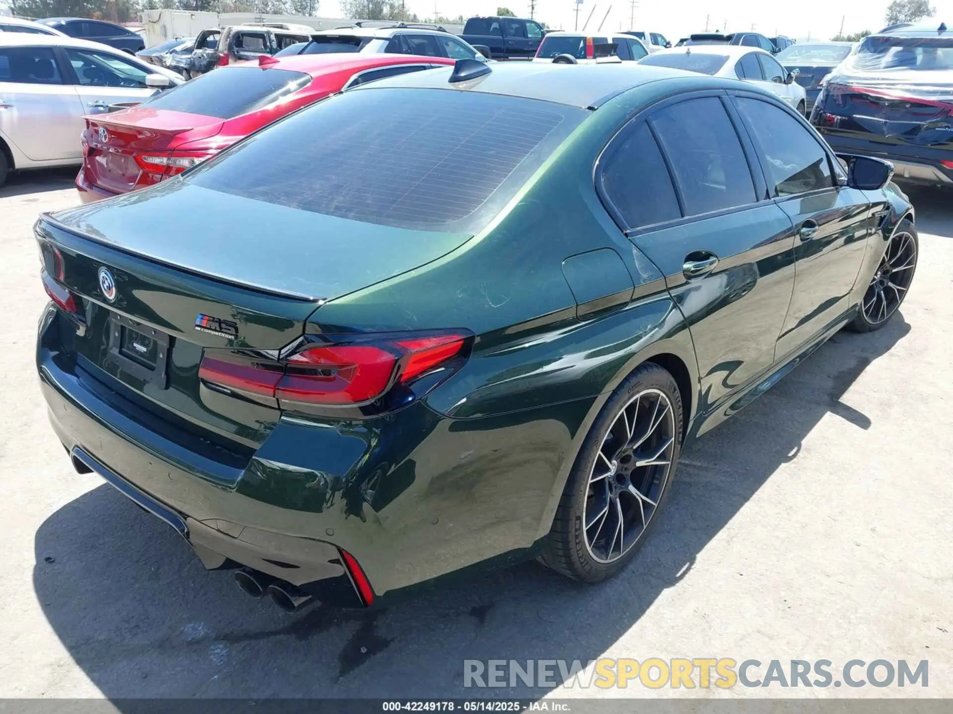4 Photograph of a damaged car WBS83CH01PCM51813 BMW M5 2023