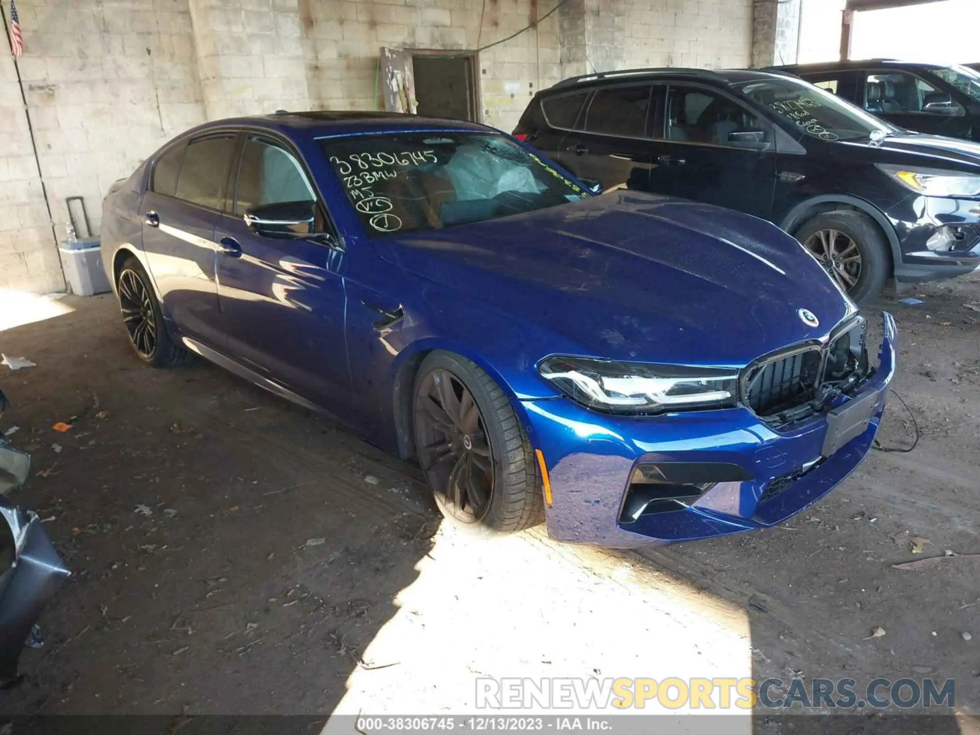 1 Photograph of a damaged car WBS83CH02PCL74241 BMW M5 2023