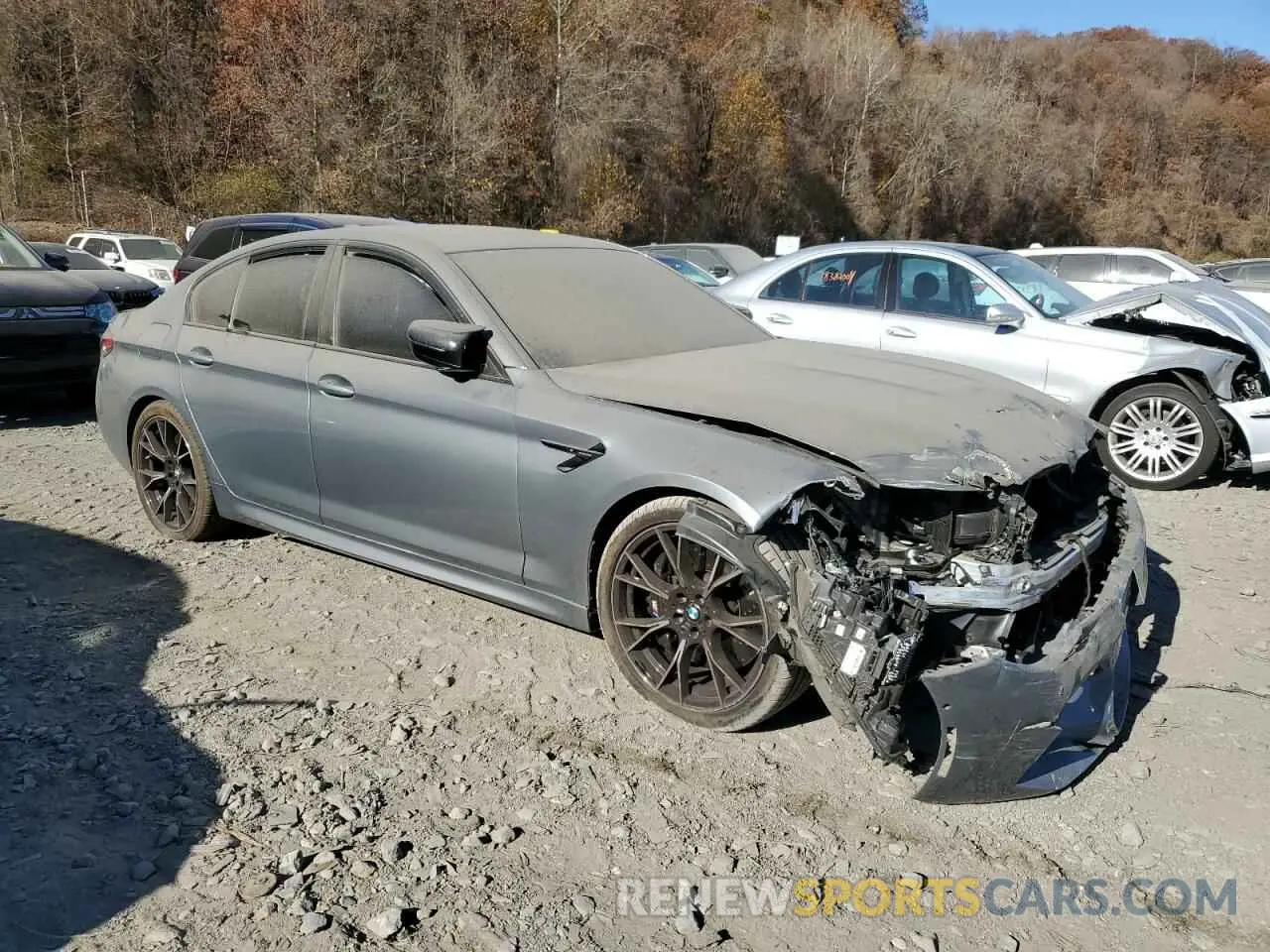 4 Photograph of a damaged car WBS83CH03PCN55686 BMW M5 2023