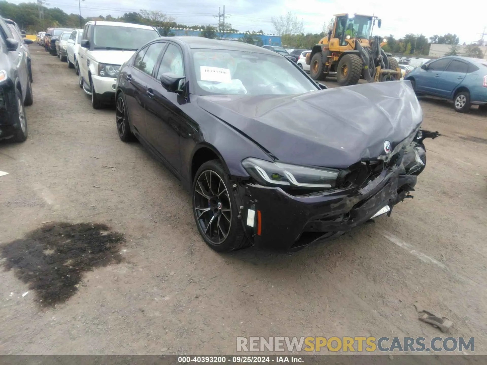 1 Photograph of a damaged car WBS83CH06PCN17983 BMW M5 2023