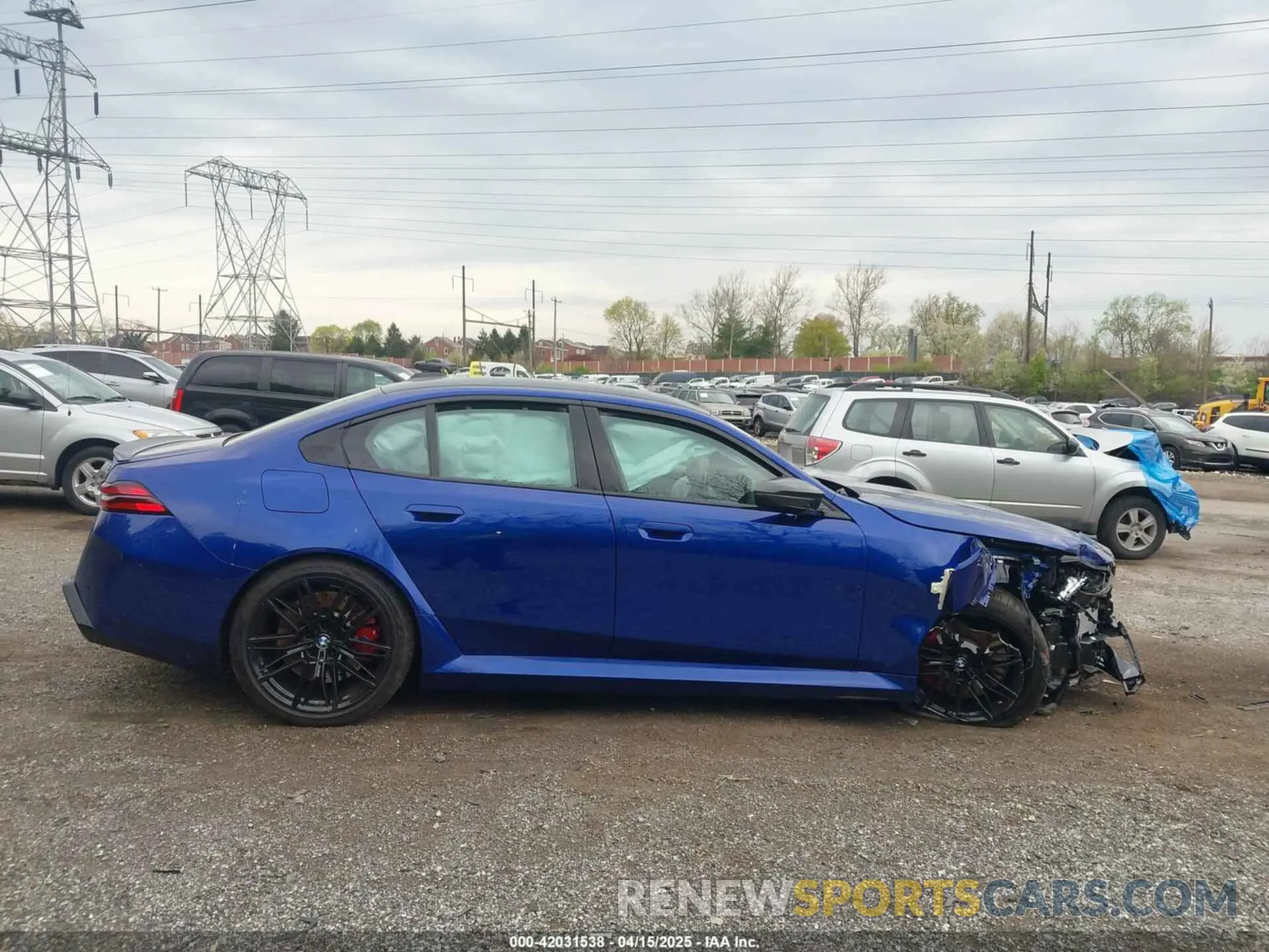 13 Photograph of a damaged car WBS83FK06SCU43757 BMW M5 2025