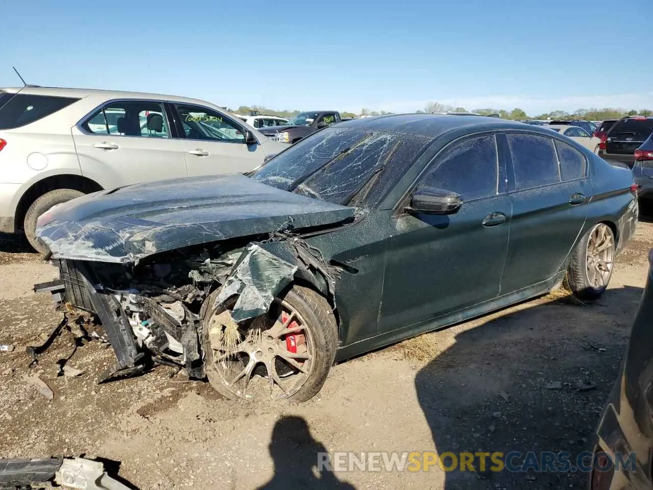 1 Photograph of a damaged car WBS73CH01NCJ52802 BMW M5 CS 2022