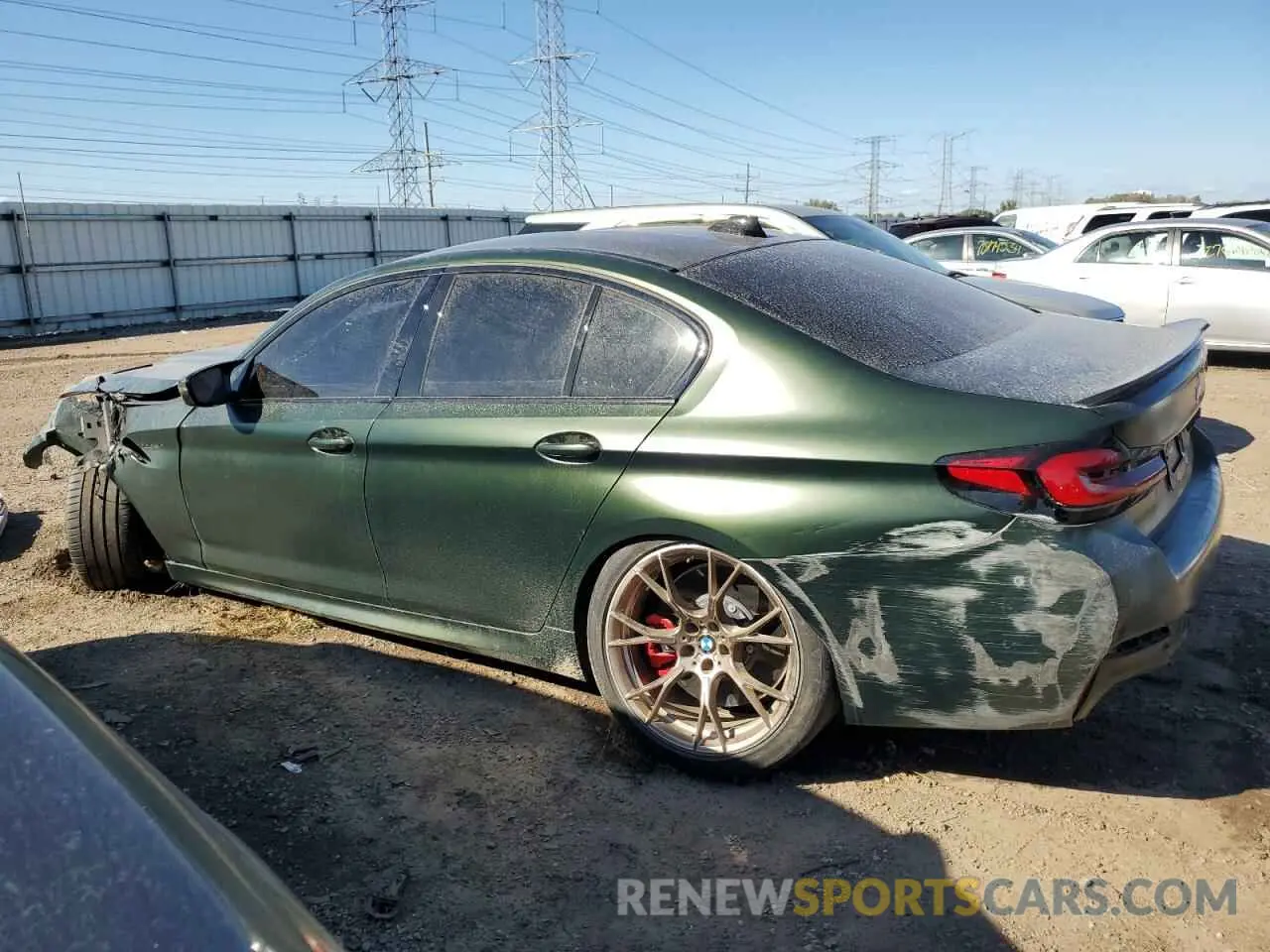 2 Photograph of a damaged car WBS73CH01NCJ52802 BMW M5 CS 2022