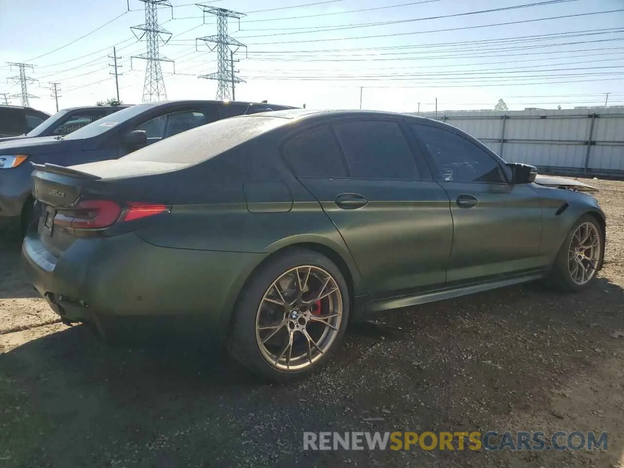 3 Photograph of a damaged car WBS73CH01NCJ52802 BMW M5 CS 2022