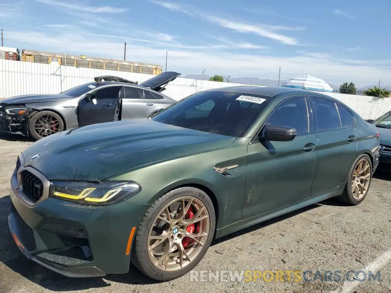 1 Photograph of a damaged car WBS73CH0XNCG83113 BMW M5 CS 2022