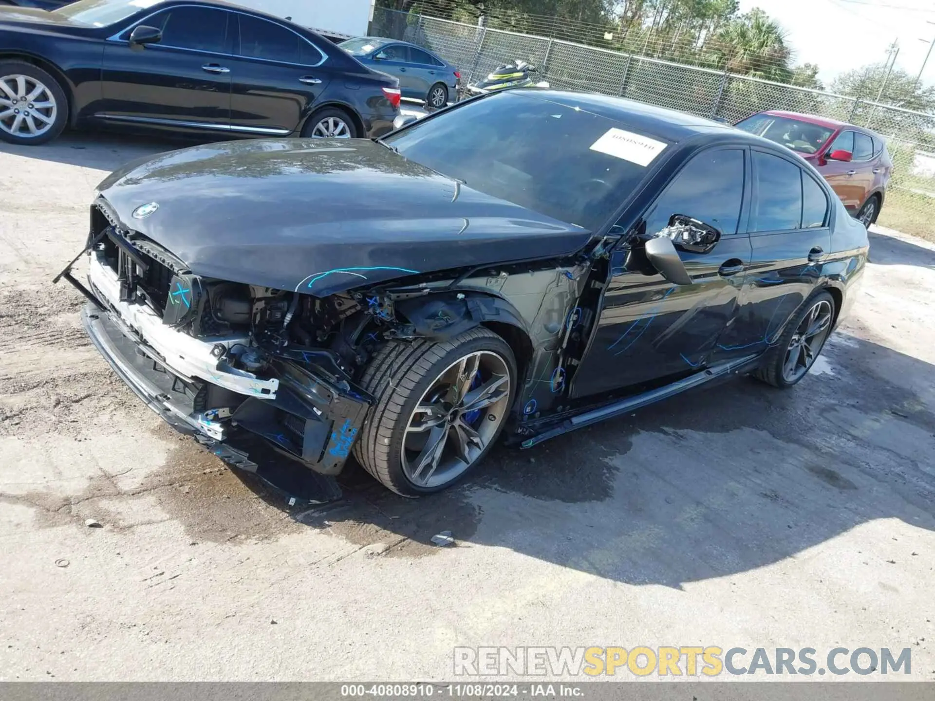 2 Photograph of a damaged car WBA13BK01PCN38314 BMW M550 2023
