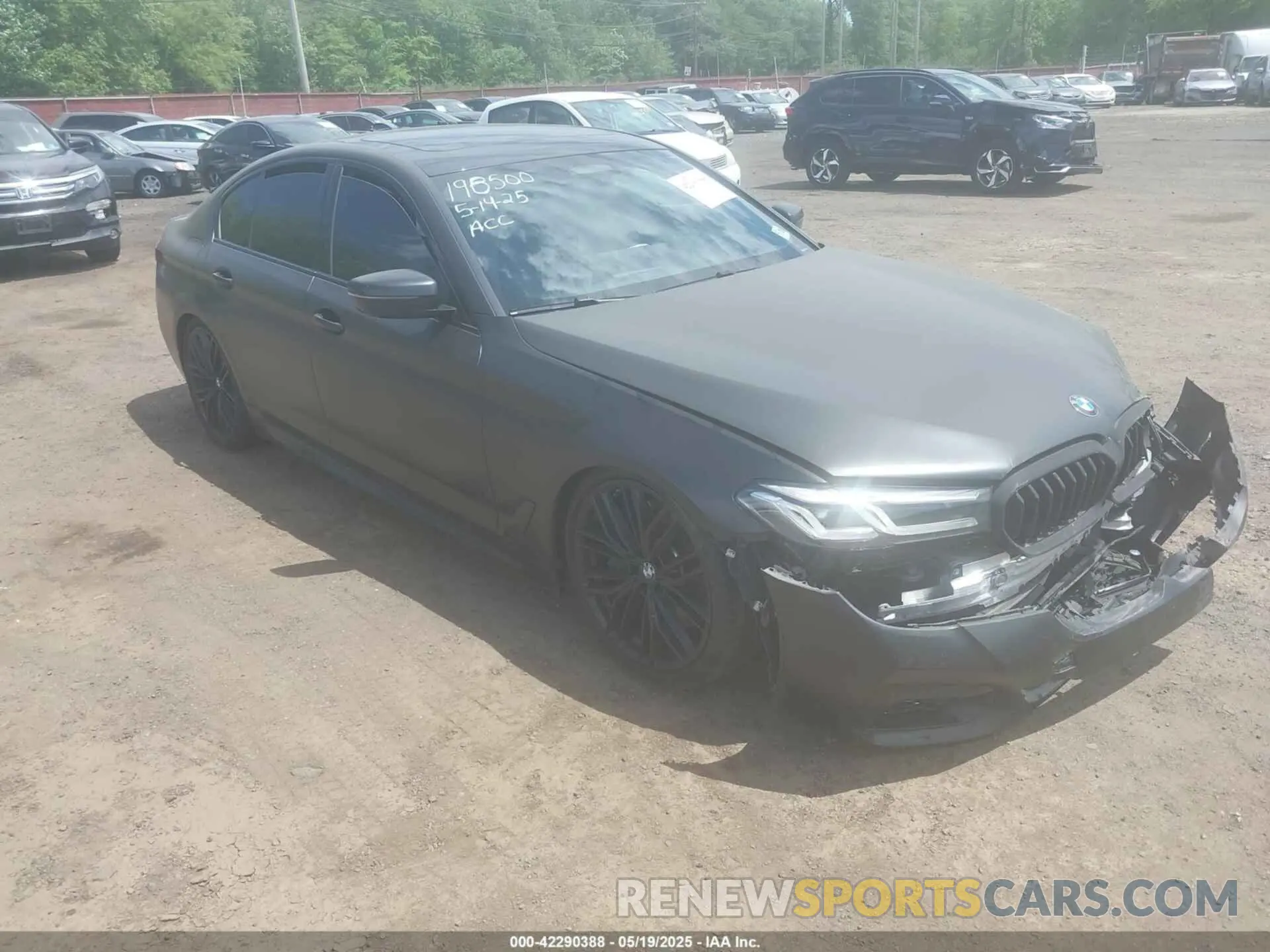 1 Photograph of a damaged car WBA13BK02PCN47443 BMW M550 2023