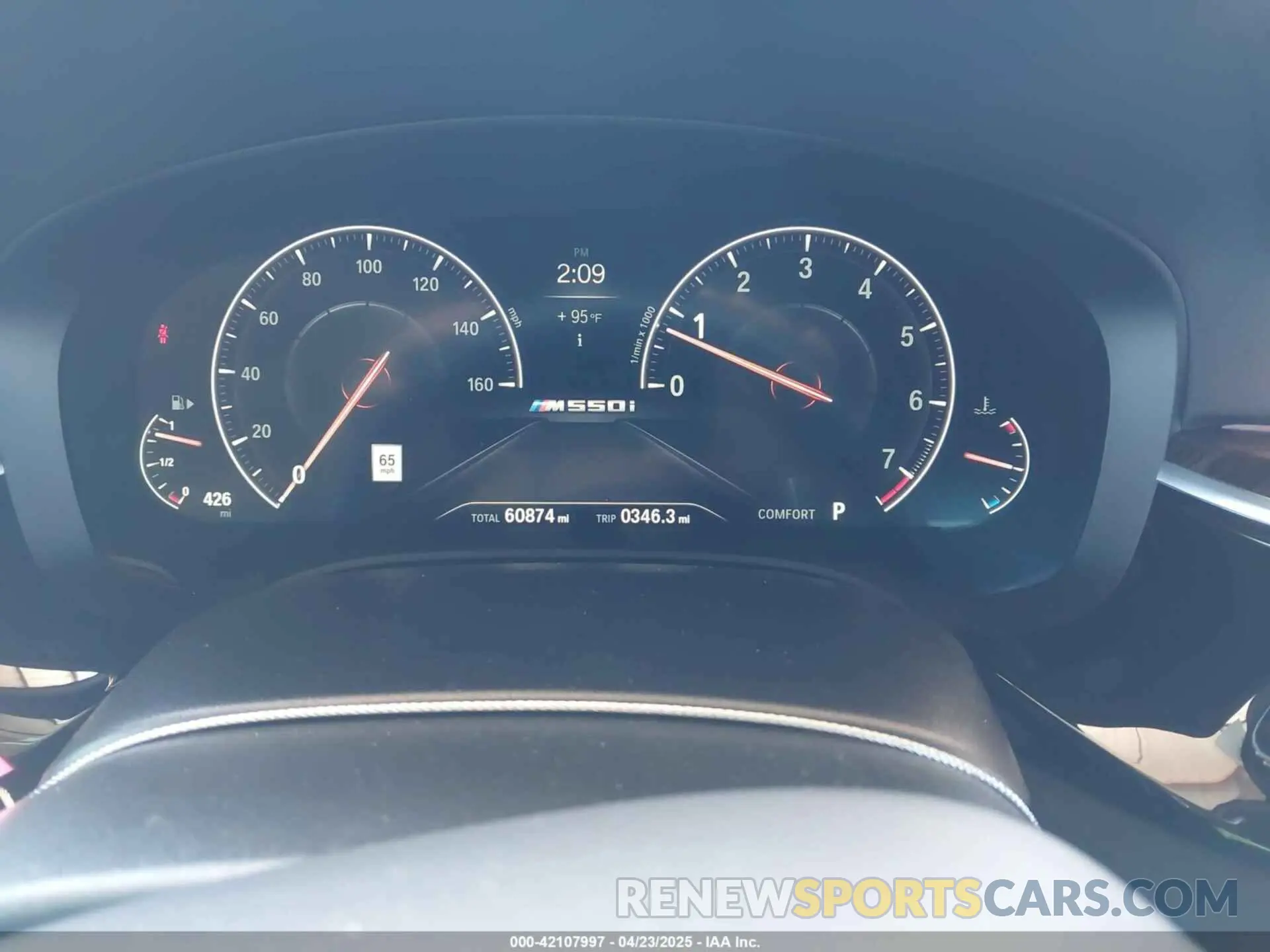 7 Photograph of a damaged car WBAJB9C52KB465071 BMW M550I 2019
