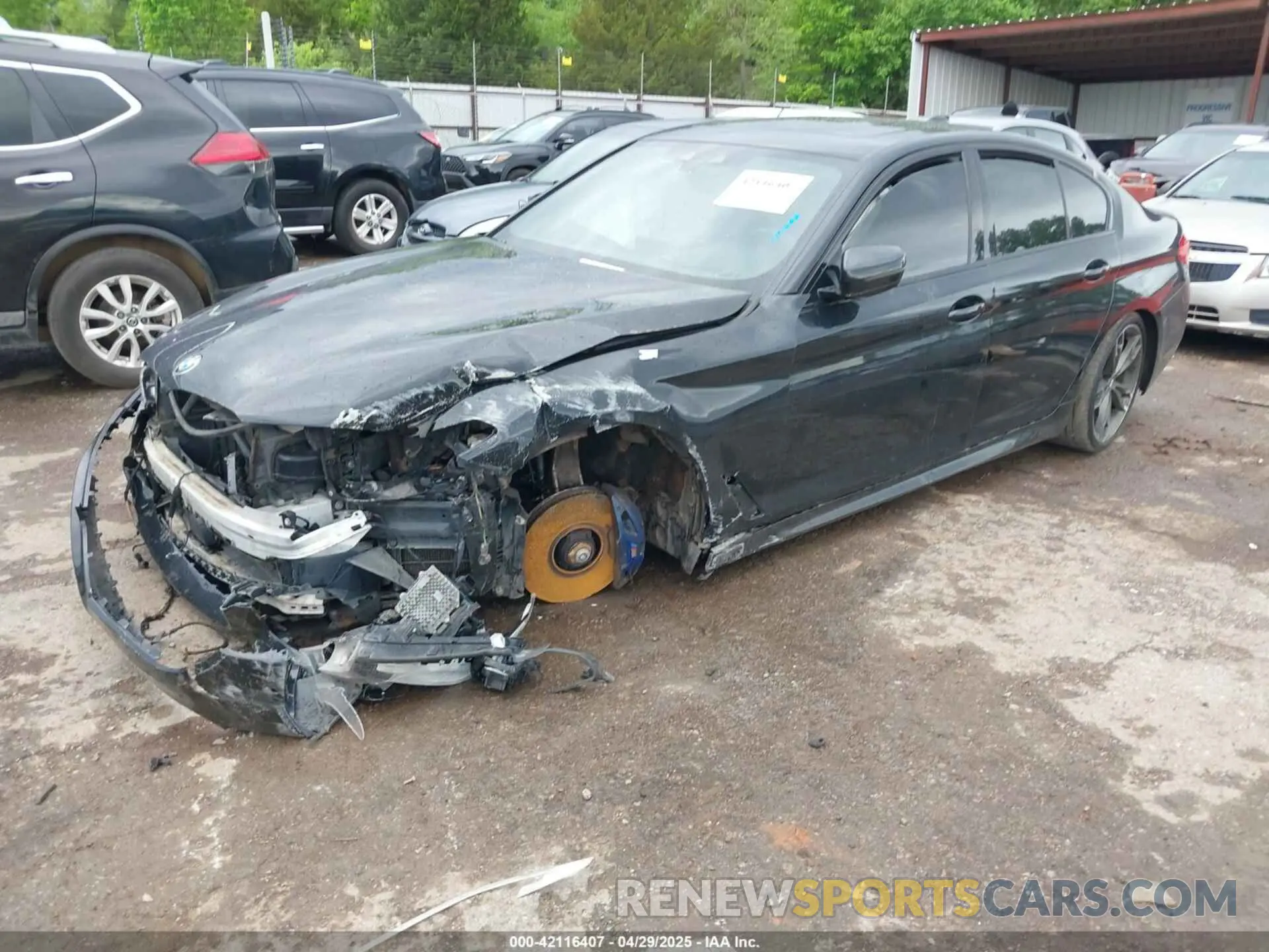 2 Photograph of a damaged car WBAJB9C53KB464754 BMW M550I 2019