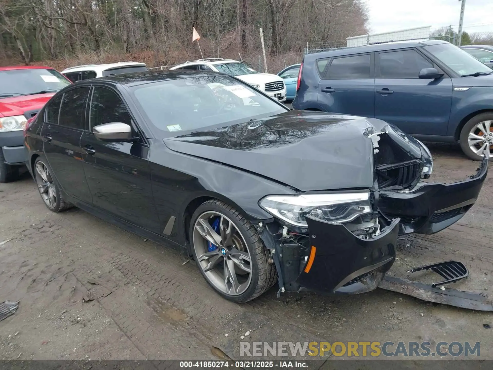 1 Photograph of a damaged car WBAJS7C09LCD45078 BMW M550I 2020
