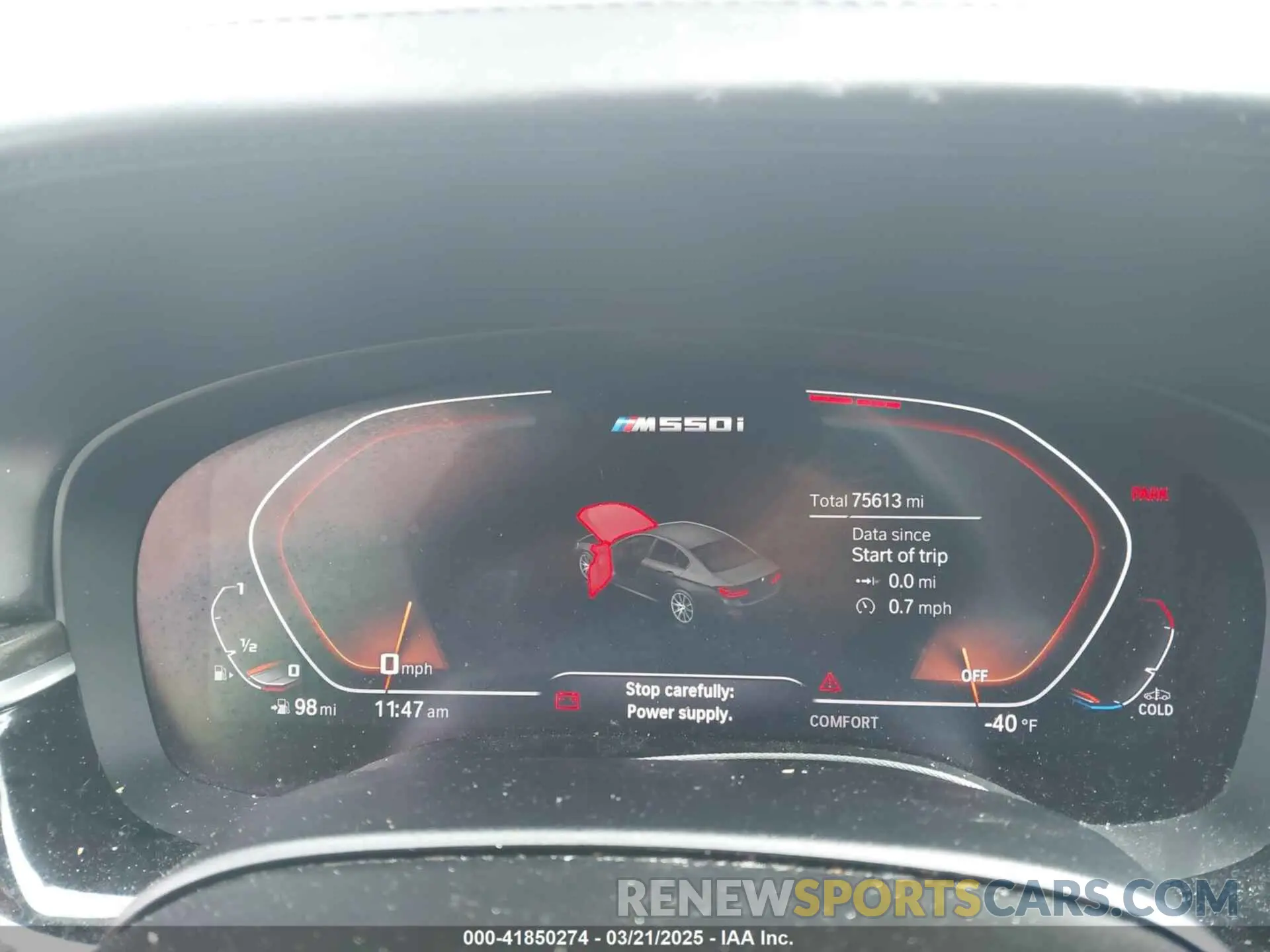 7 Photograph of a damaged car WBAJS7C09LCD45078 BMW M550I 2020